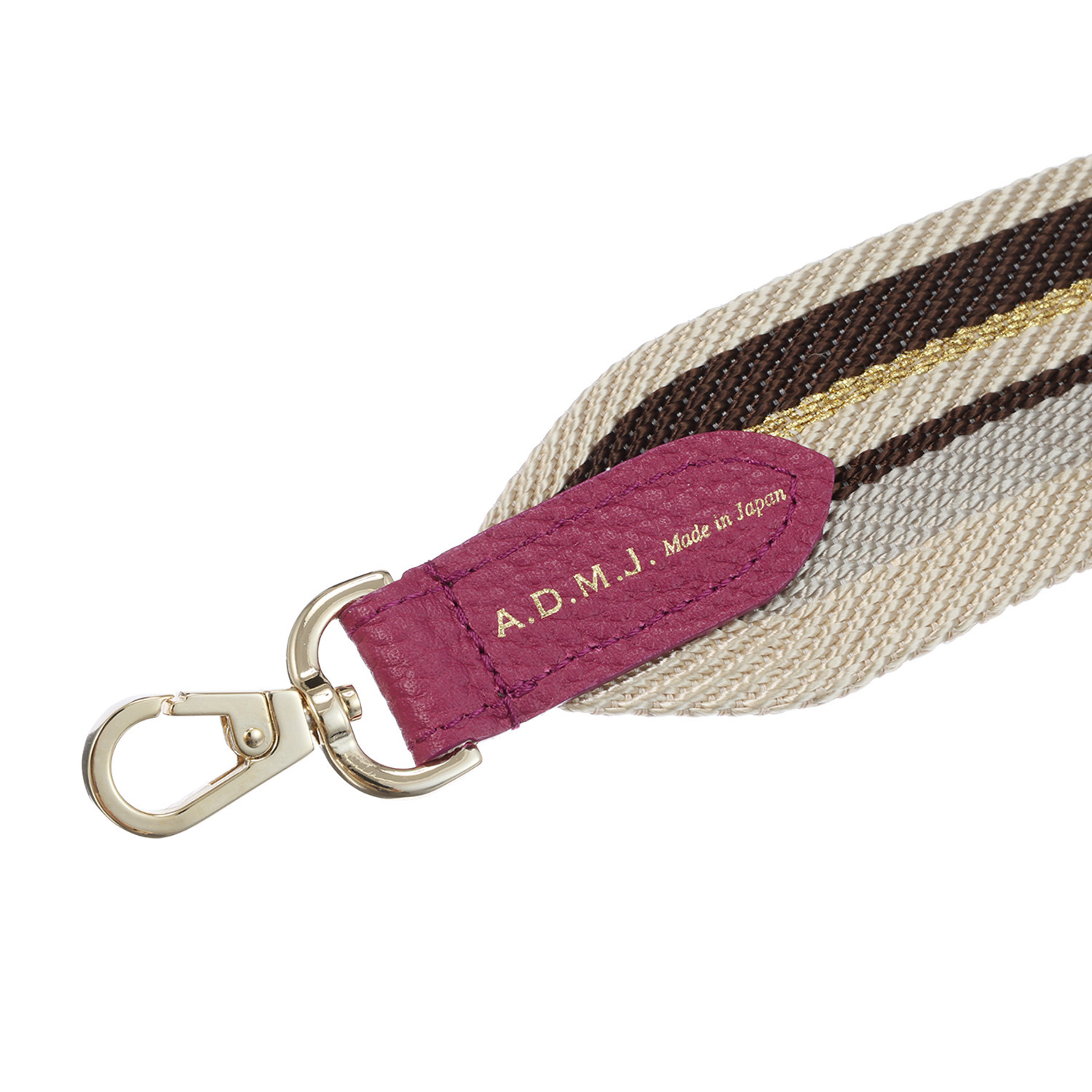 エーディーエムジェイ イタリア製テープ使用 ストラップ