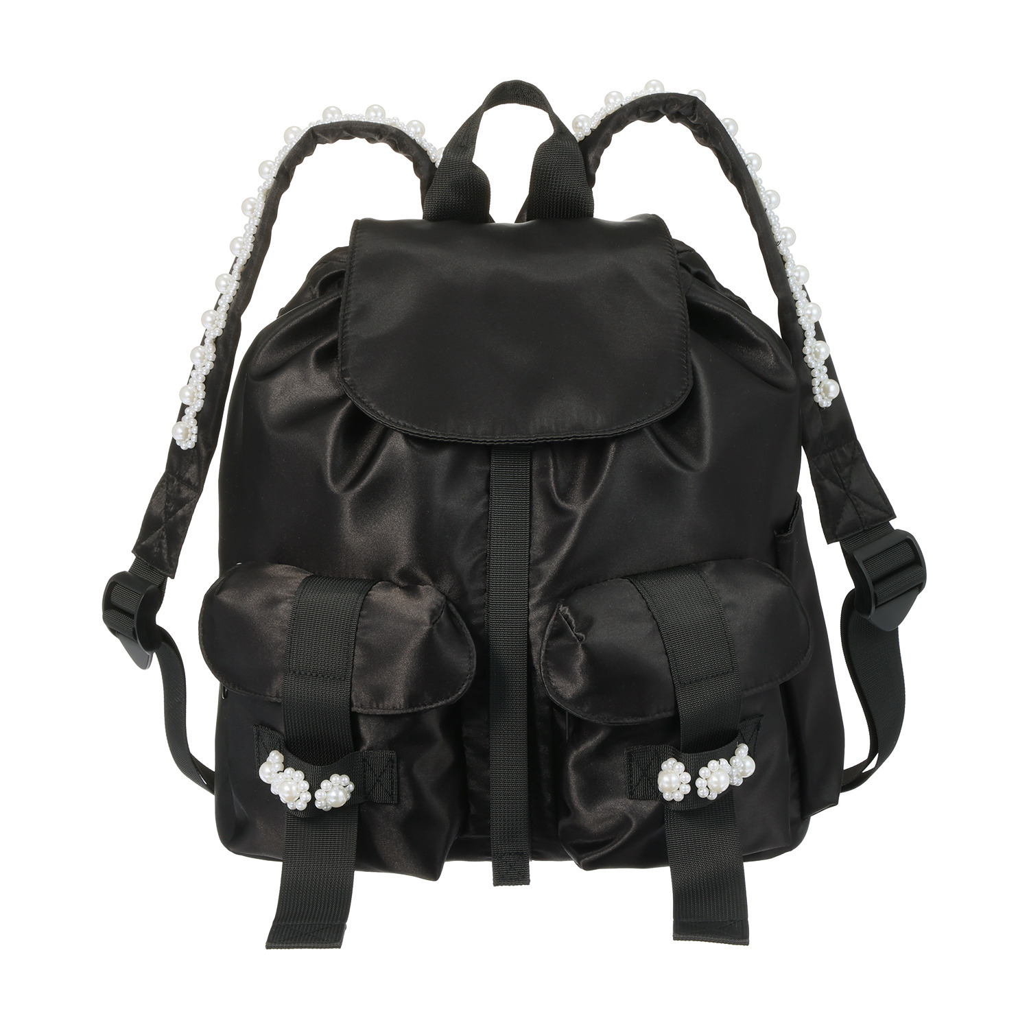 ダンスウィズビジュー はっ水　軽量 パールビジュウ デコレーションリュック