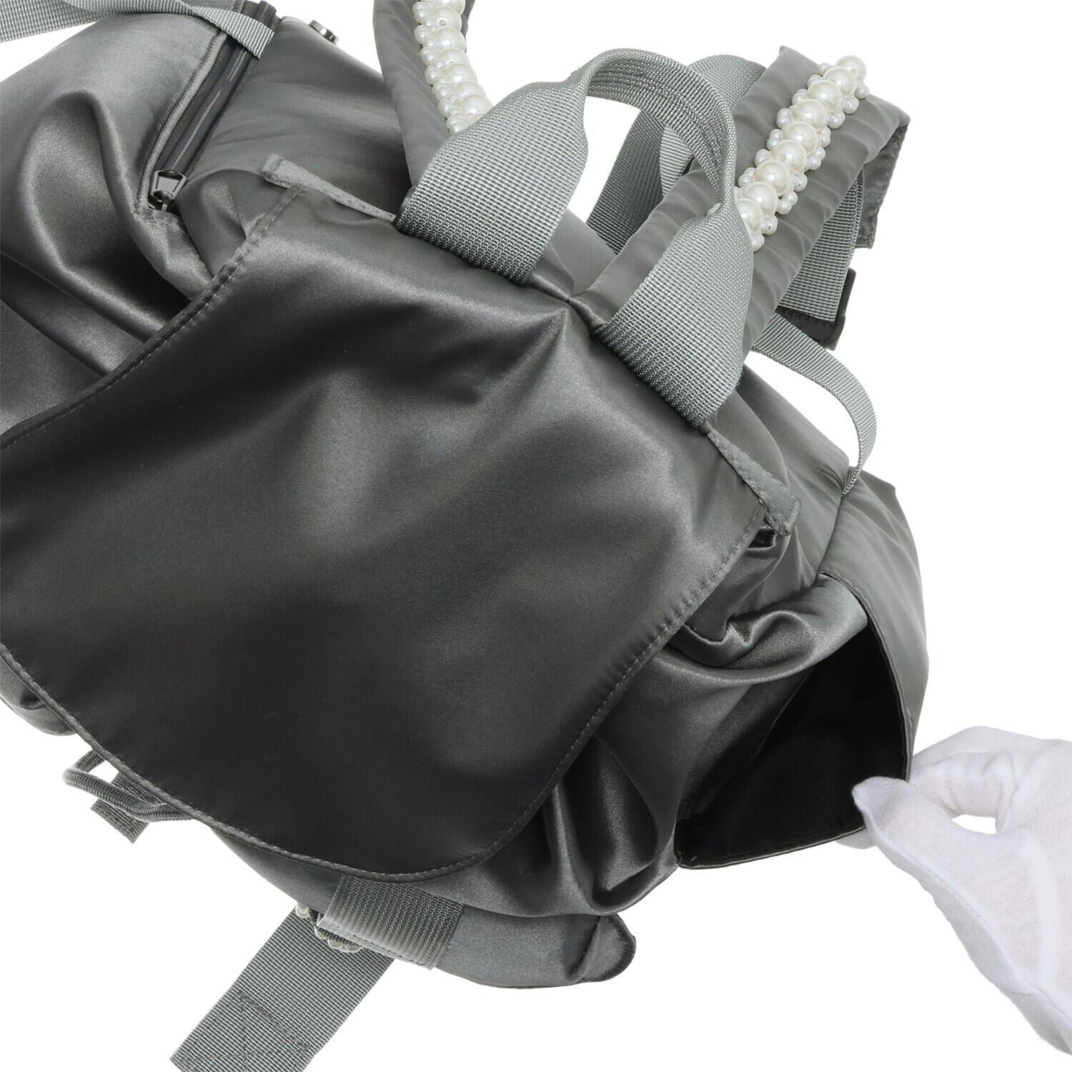 ダンスウィズビジュー はっ水　軽量 パールビジュウ デコレーションリュック