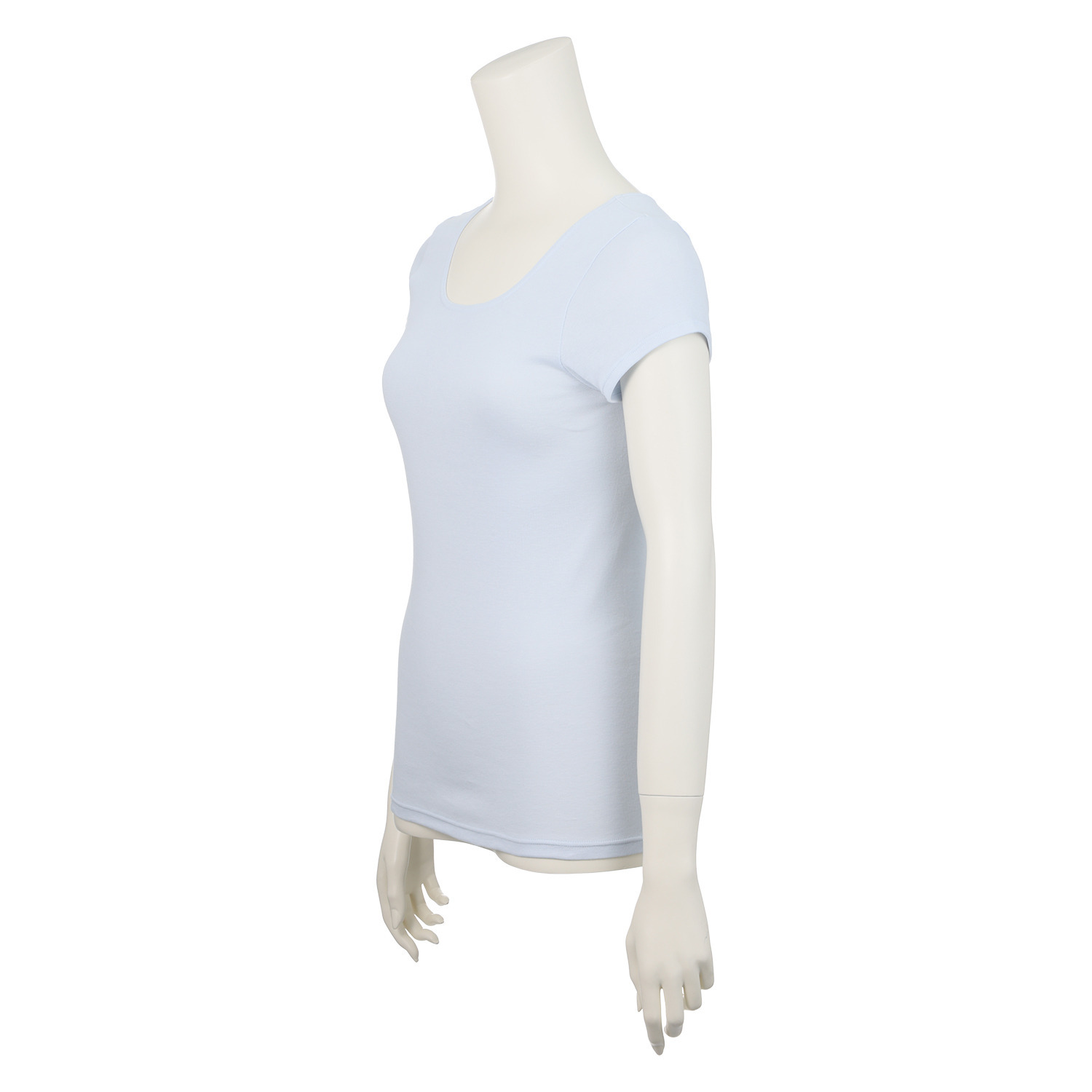 肌ごころ×生活の木 抗菌防臭・弱酸性加工 綿１００％ フレンチスリーブインナー ２枚セット