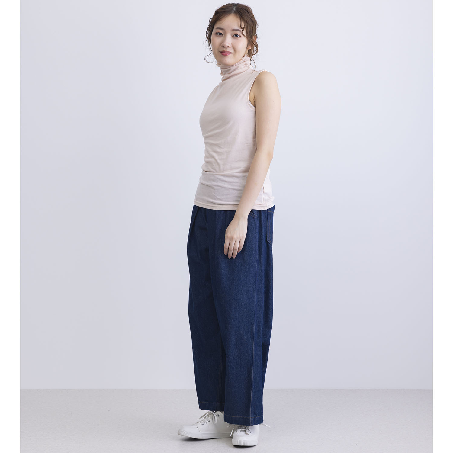 かわいい雑貨屋さん グロリア ＵＶカット ボトルネック タンクトップ