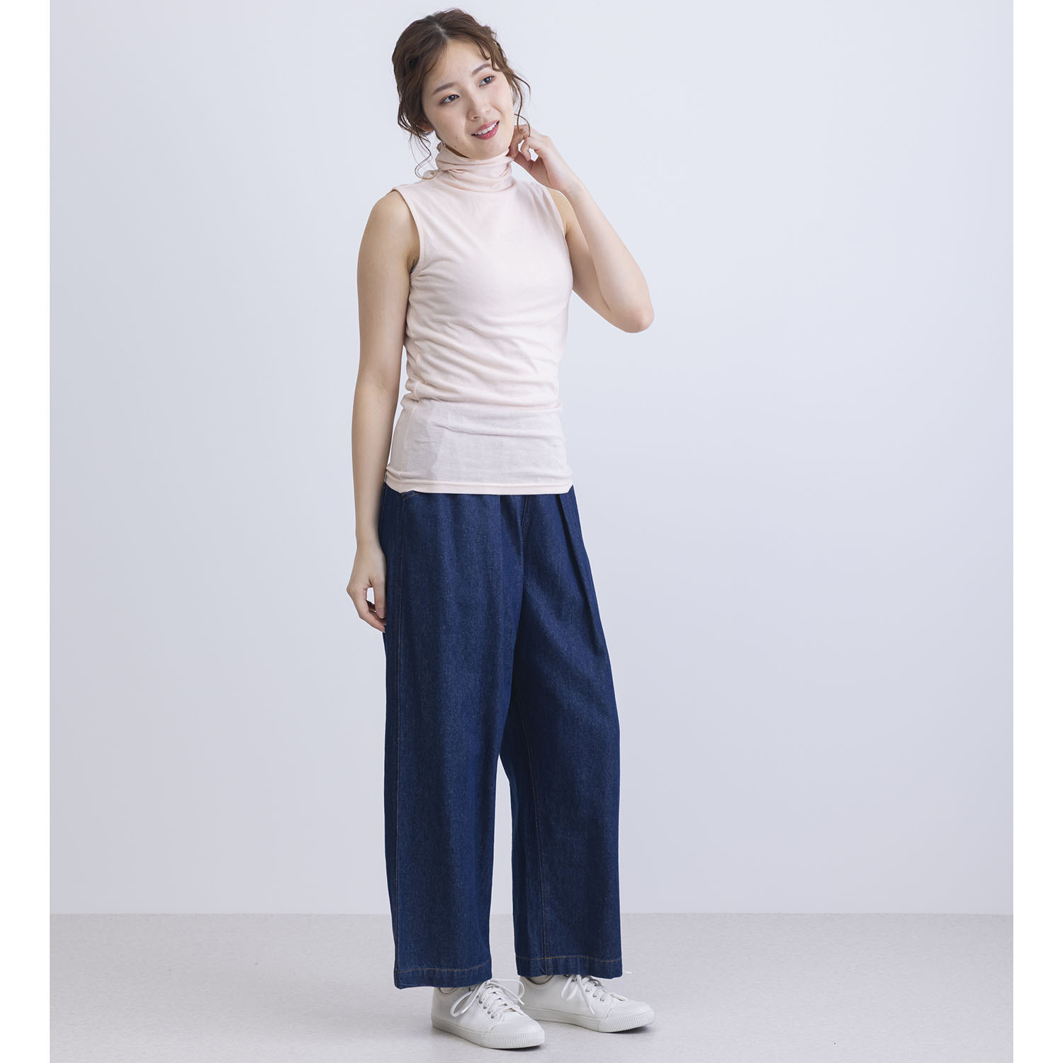 かわいい雑貨屋さん グロリア ＵＶカット ボトルネック タンクトップ