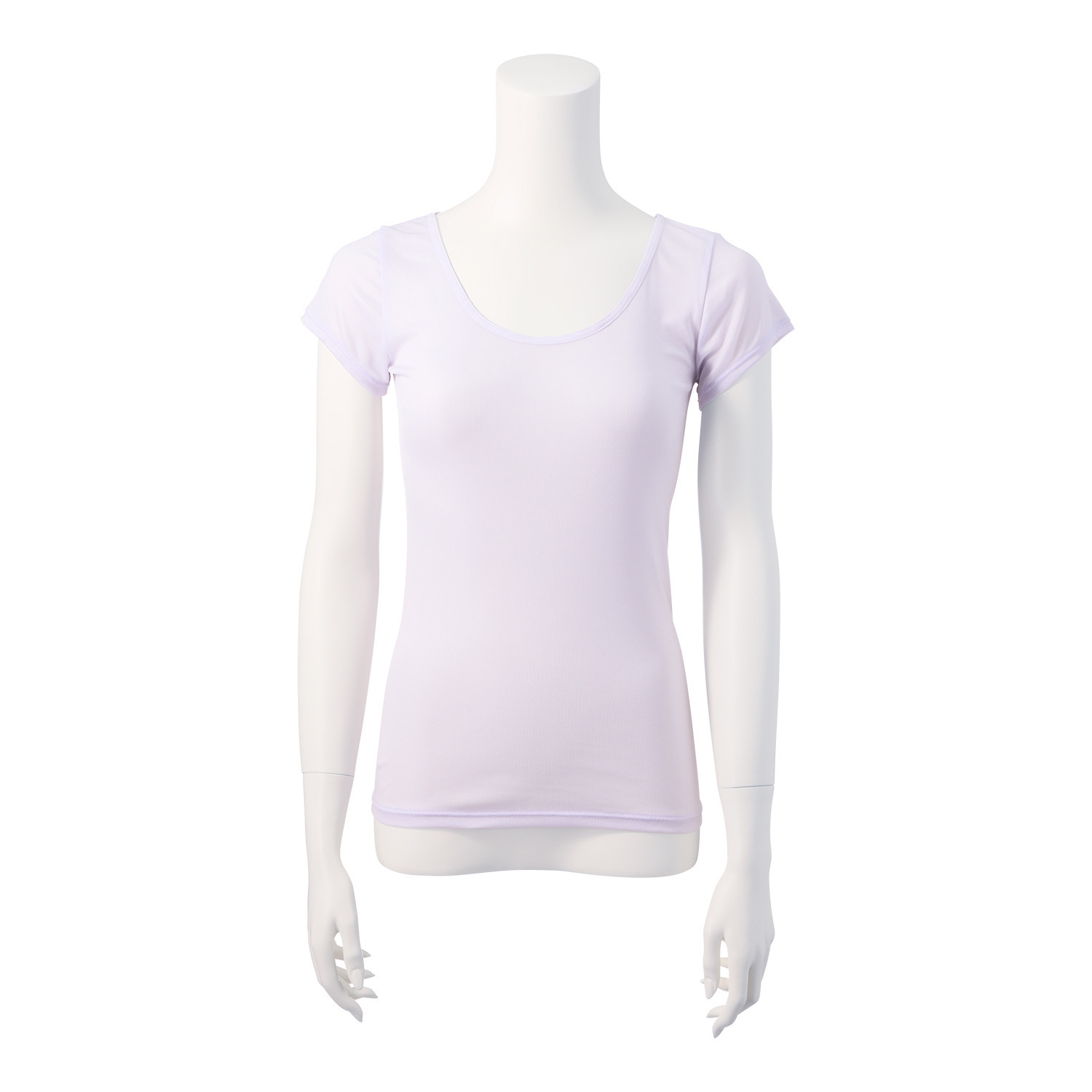 肌ごころ 日本製 接触冷感 フレンチスリーブインナー 同色２枚セット