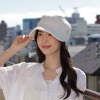 タイムクロス 日本製 日差しをガードしてくれる 華やかレースの 洗えるキャスケット