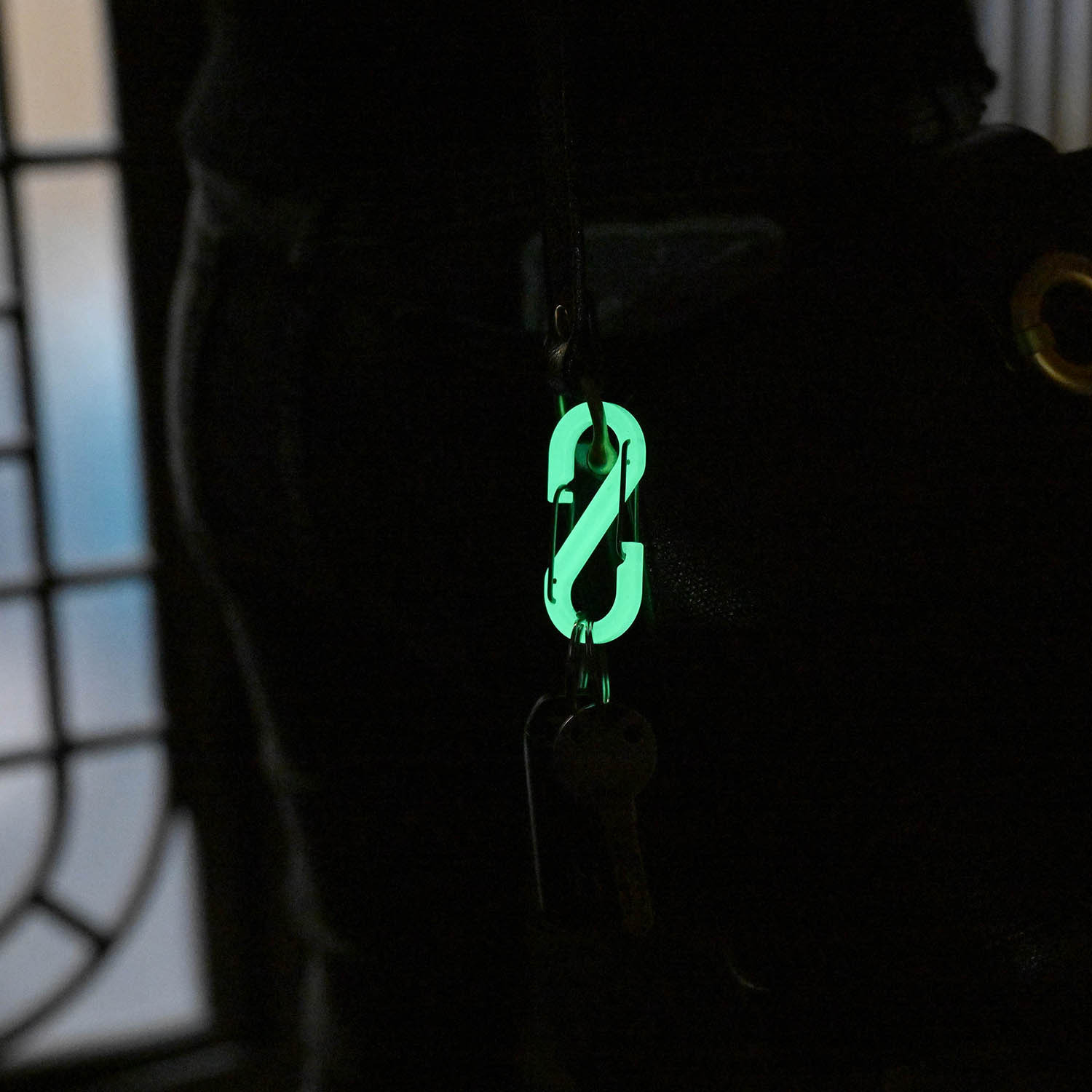 いざという時の目印に！ 光るカラビナ４個セット