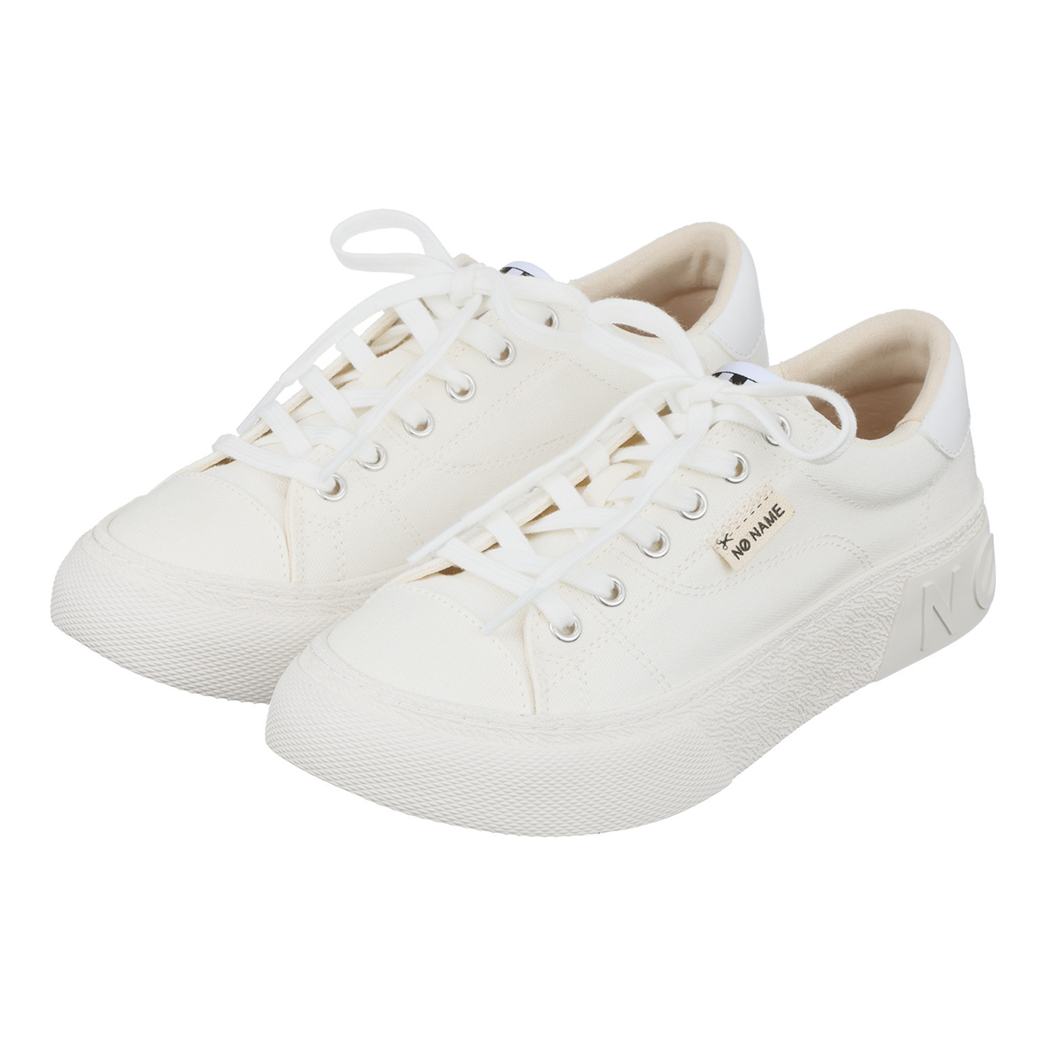 ノーネーム オールホワイト スニーカー “ノーネームリセット”