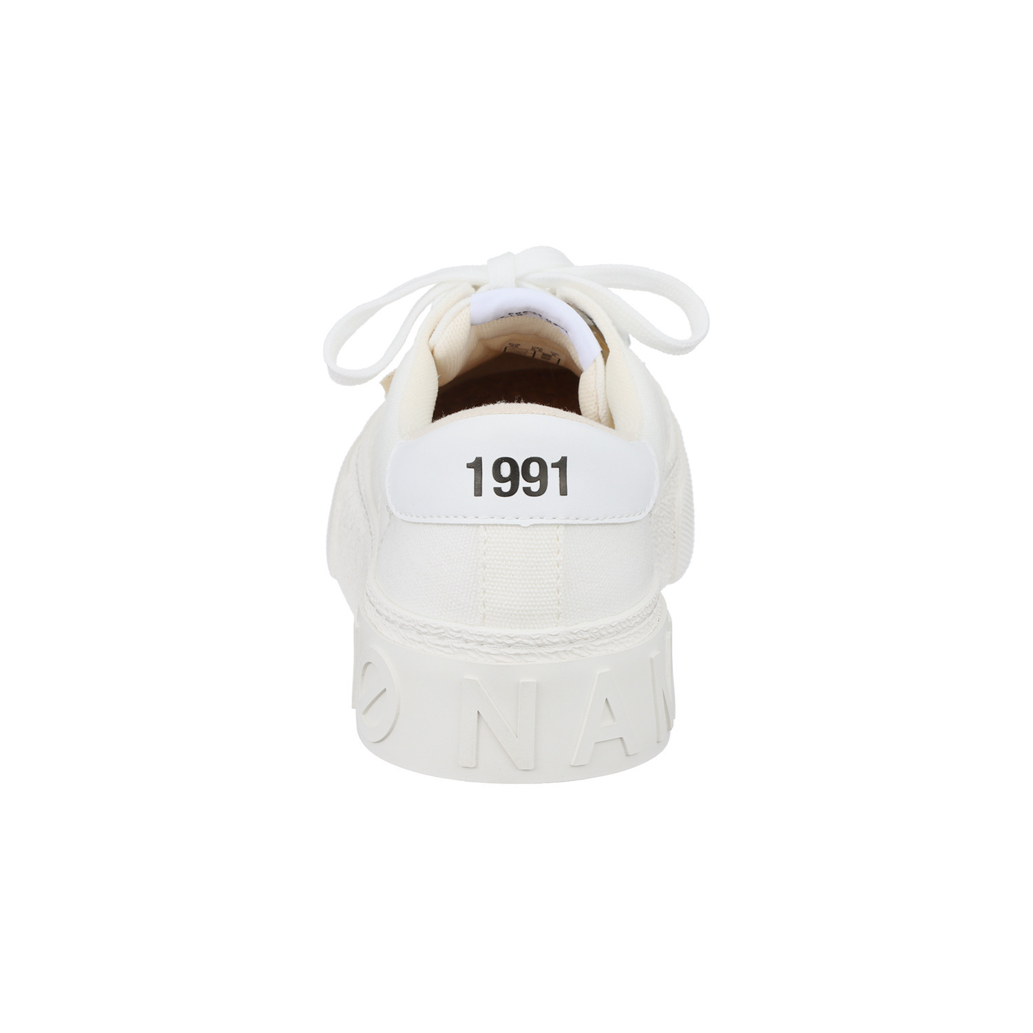 ノーネーム オールホワイト スニーカー “ノーネームリセット”