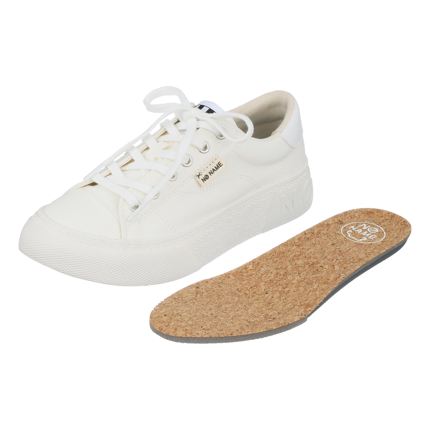 ノーネーム オールホワイト スニーカー “ノーネームリセット”