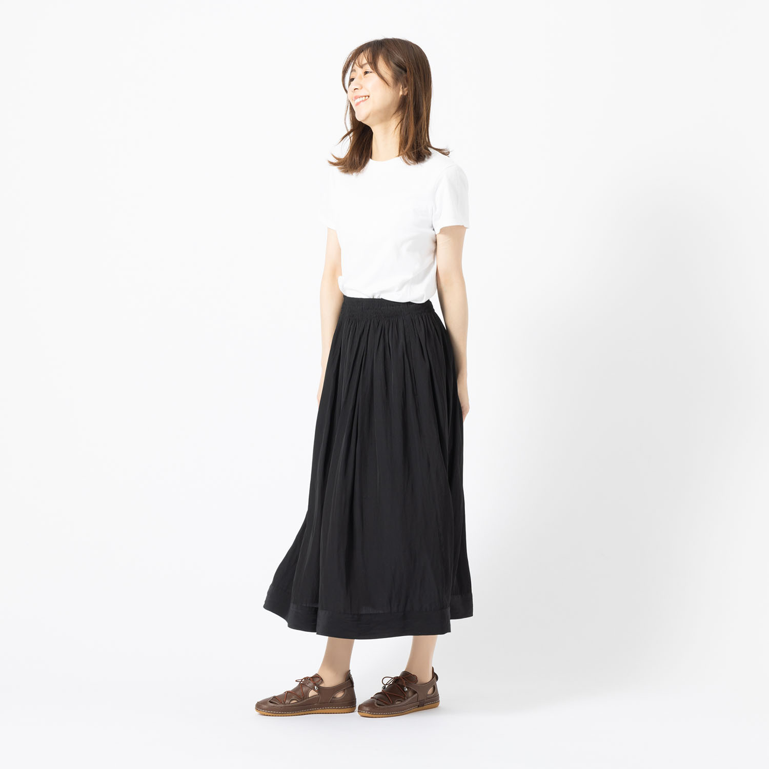 ホッシュ メイドインイスタンブール ソフトカウレザー レースアップスリッポン