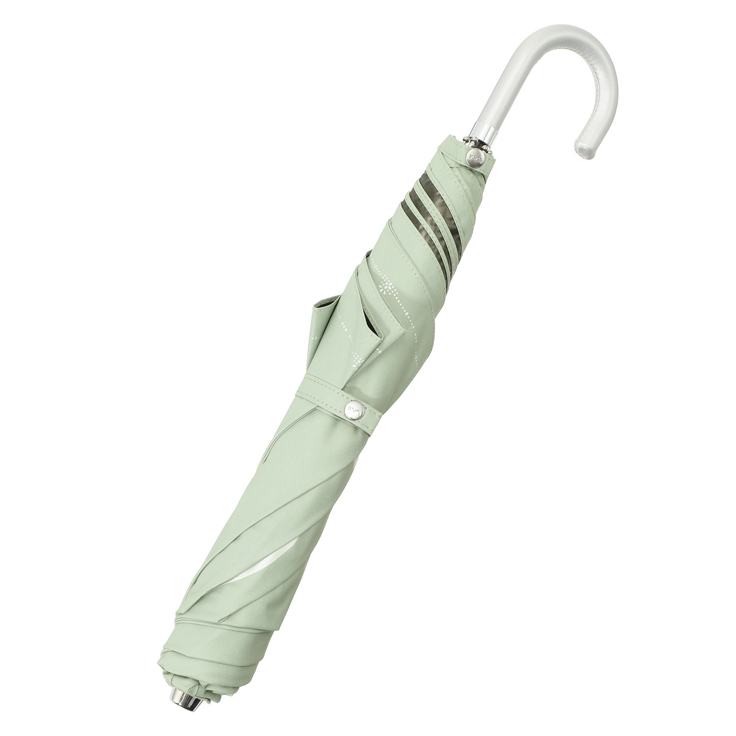 マブ パッと開いてスッと閉じる 遮光＆遮熱 折りたたみジャンプ傘 ヒートカットチタンコート ショートジャンプライト