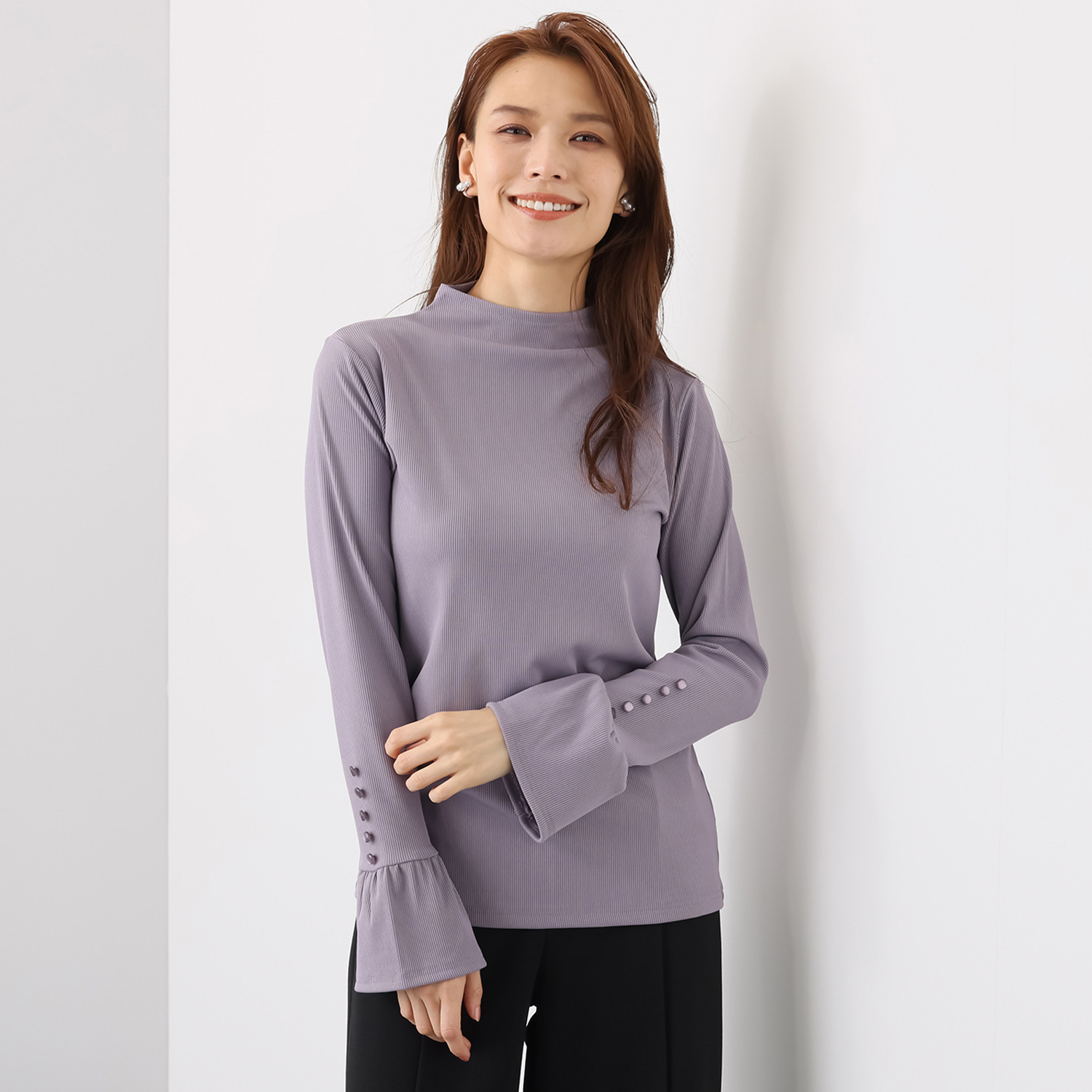 コースタルドライブ オンオフ問わず活躍！ ベルスリーブ リブプルオーバー