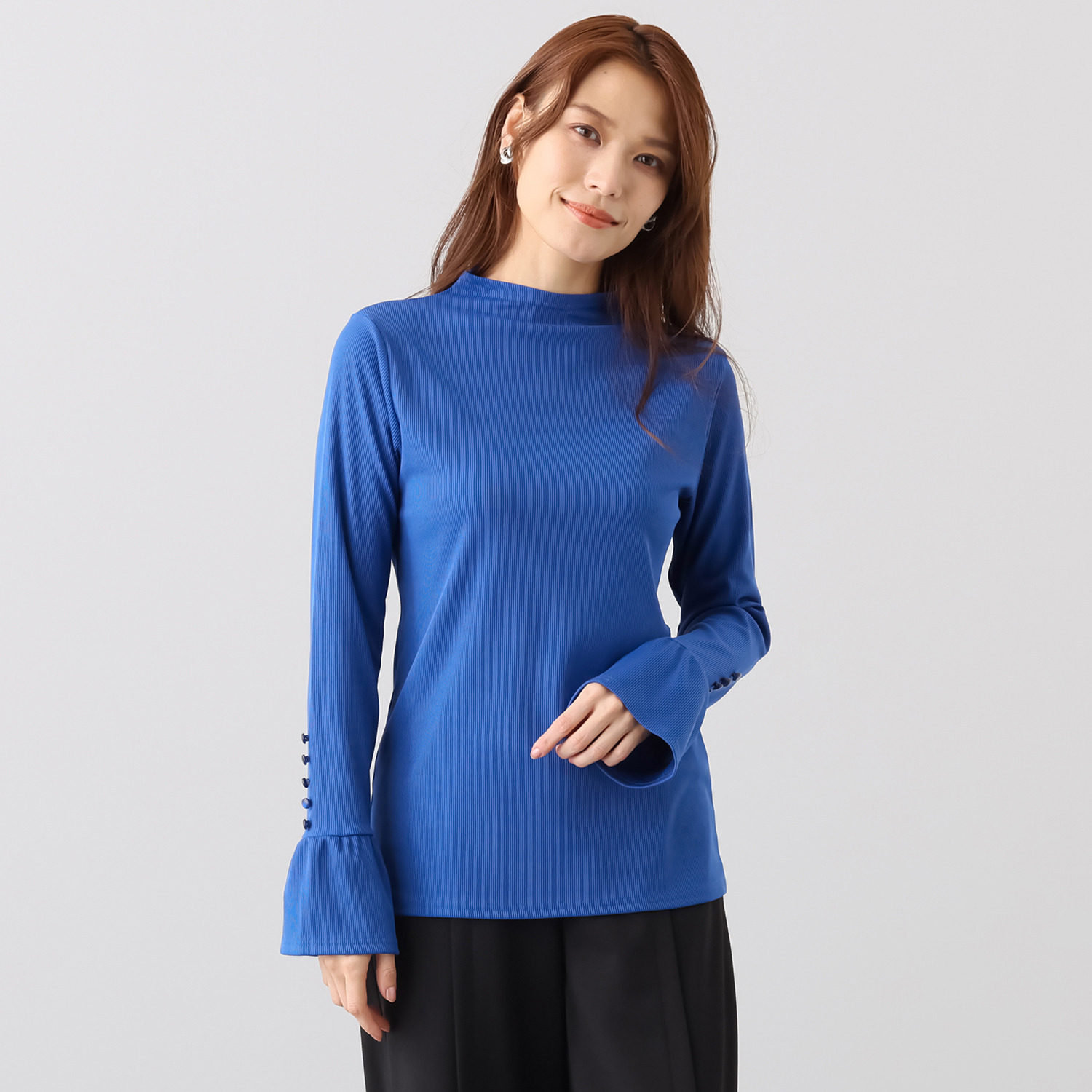 コースタルドライブ オンオフ問わず活躍！ ベルスリーブ リブプルオーバー