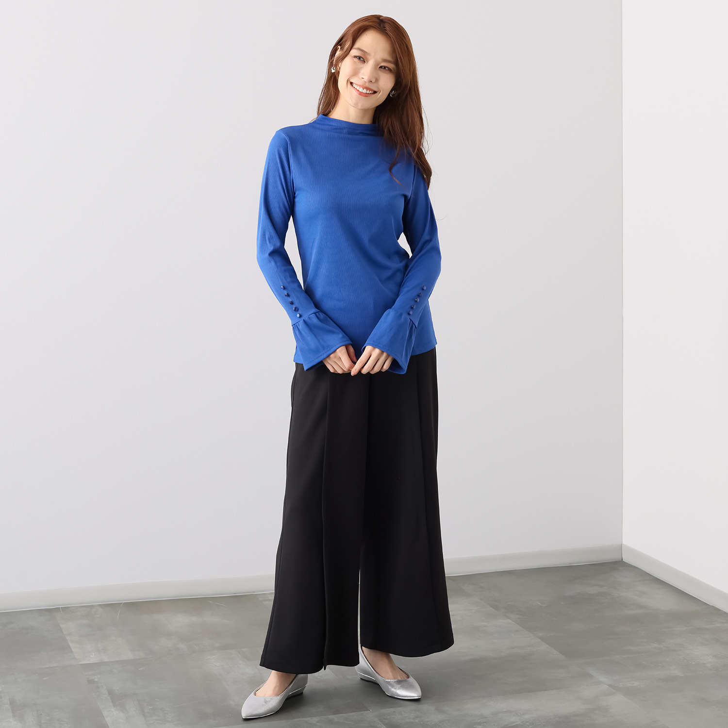 コースタルドライブ オンオフ問わず活躍！ ベルスリーブ リブプルオーバー