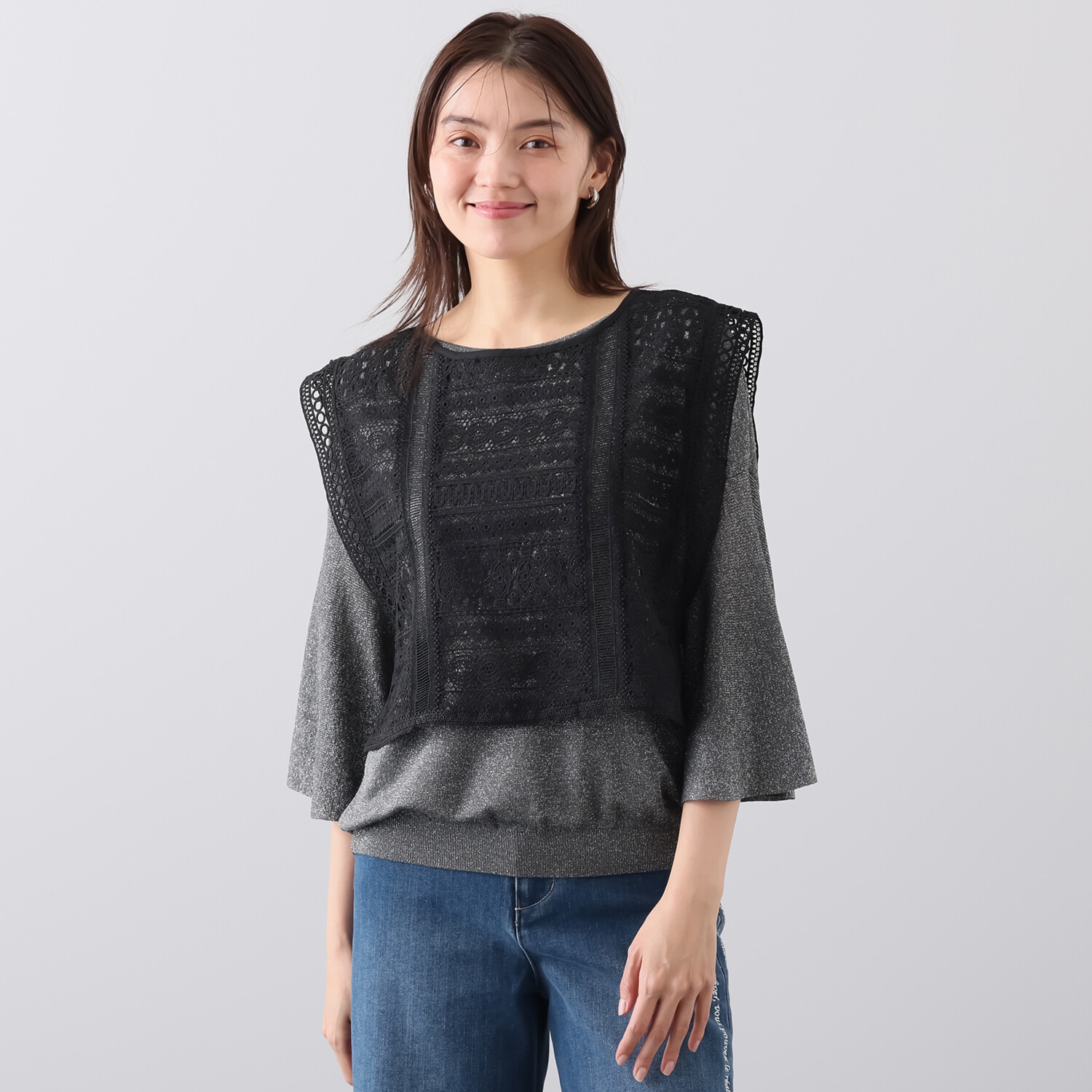 アトリエ　クース ４種類のレース使いで 日常に特別感を！ クワトロレースジレ