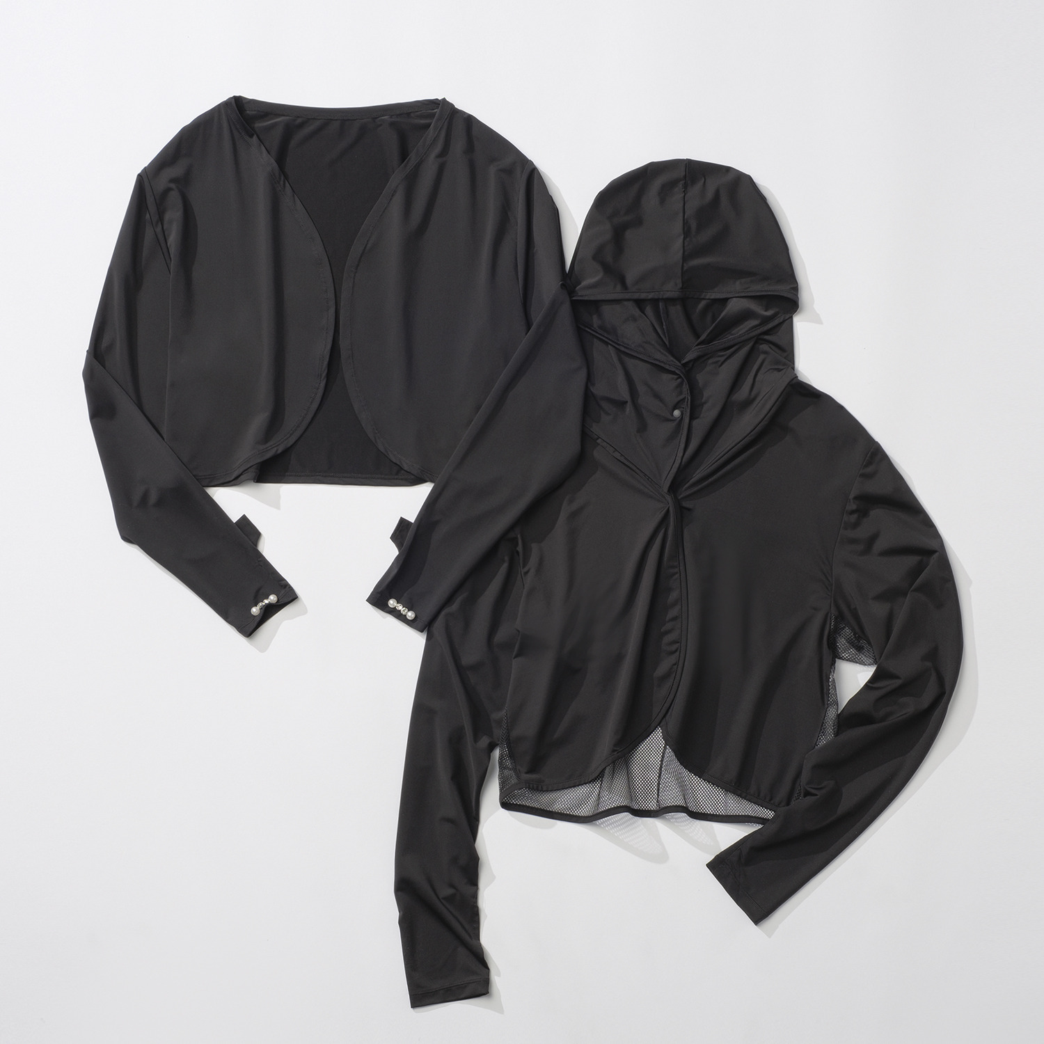 女の欲望 クール＆ＵＶカット アームカバー機能付 ボレロ２枚セット