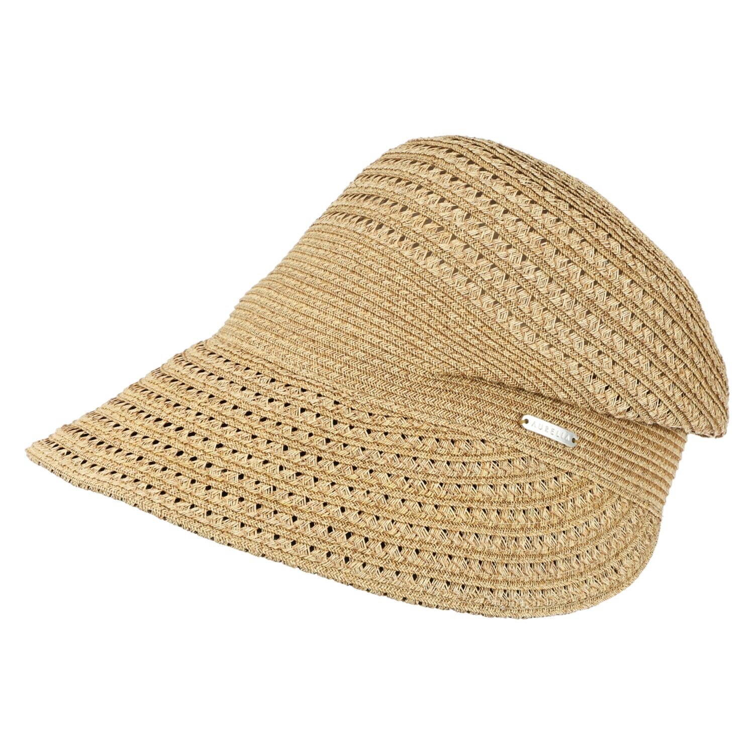 アウレリア 日本製 ＵＶカット・遮熱・遮光 透かしブレード バイザーキャップ