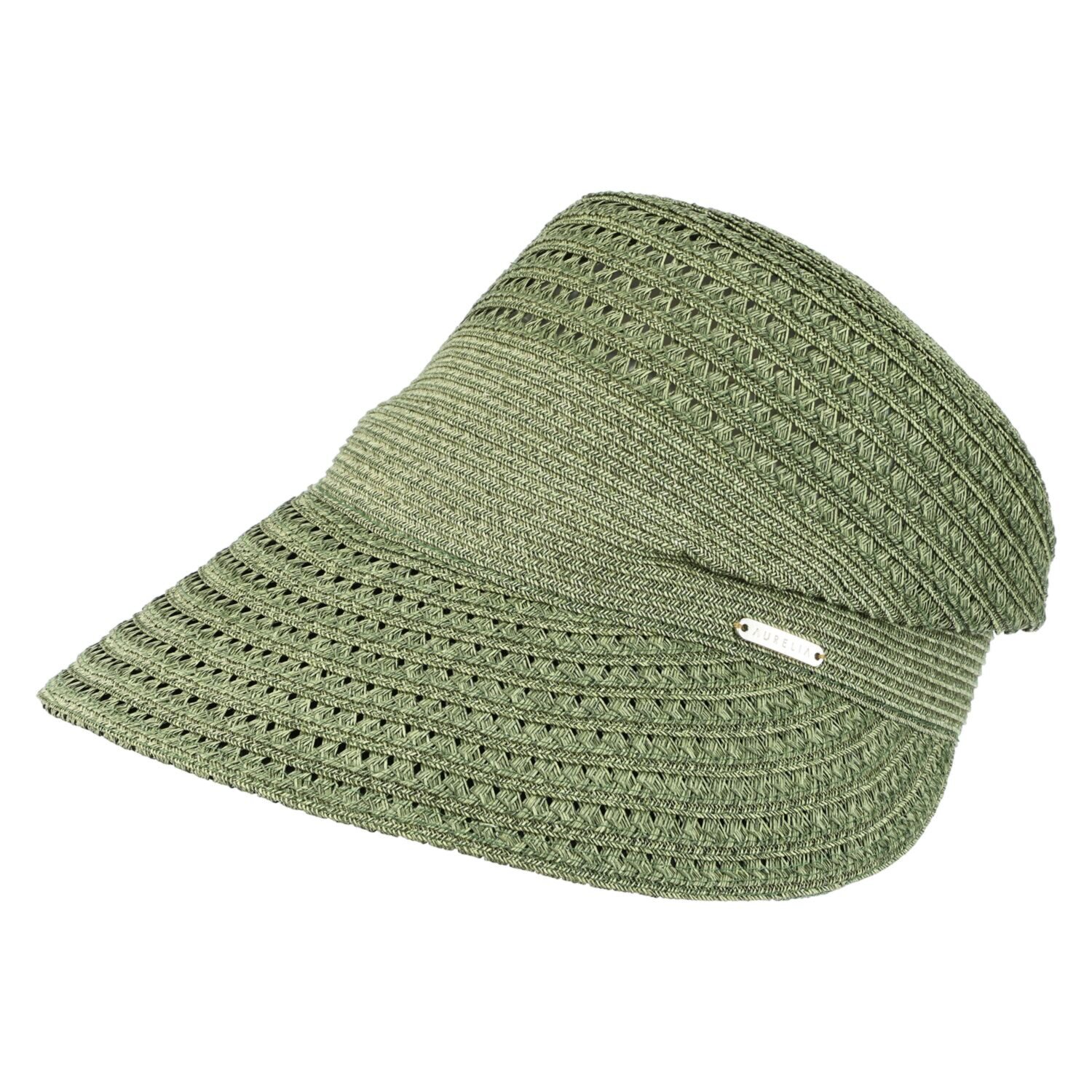 アウレリア 日本製 ＵＶカット・遮熱・遮光 透かしブレード バイザーキャップ