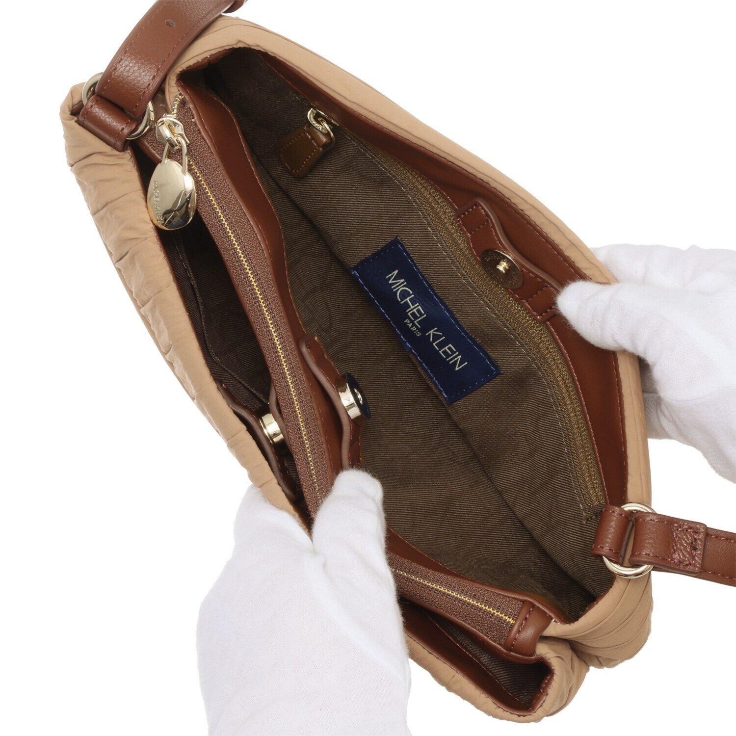 ミッシェル　クラン はっ水プリーツ ポシェット