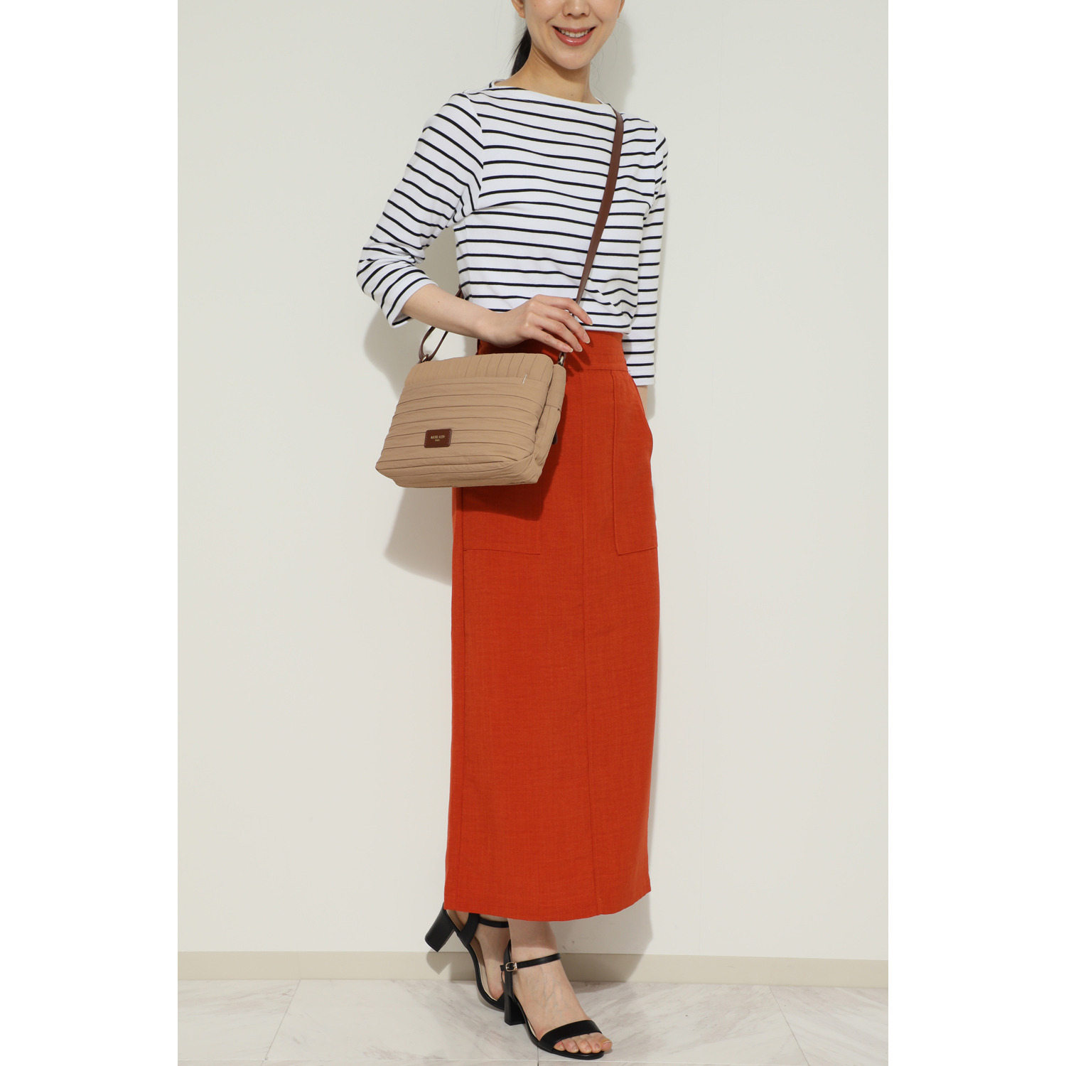 ミッシェル　クラン はっ水プリーツ ポシェット