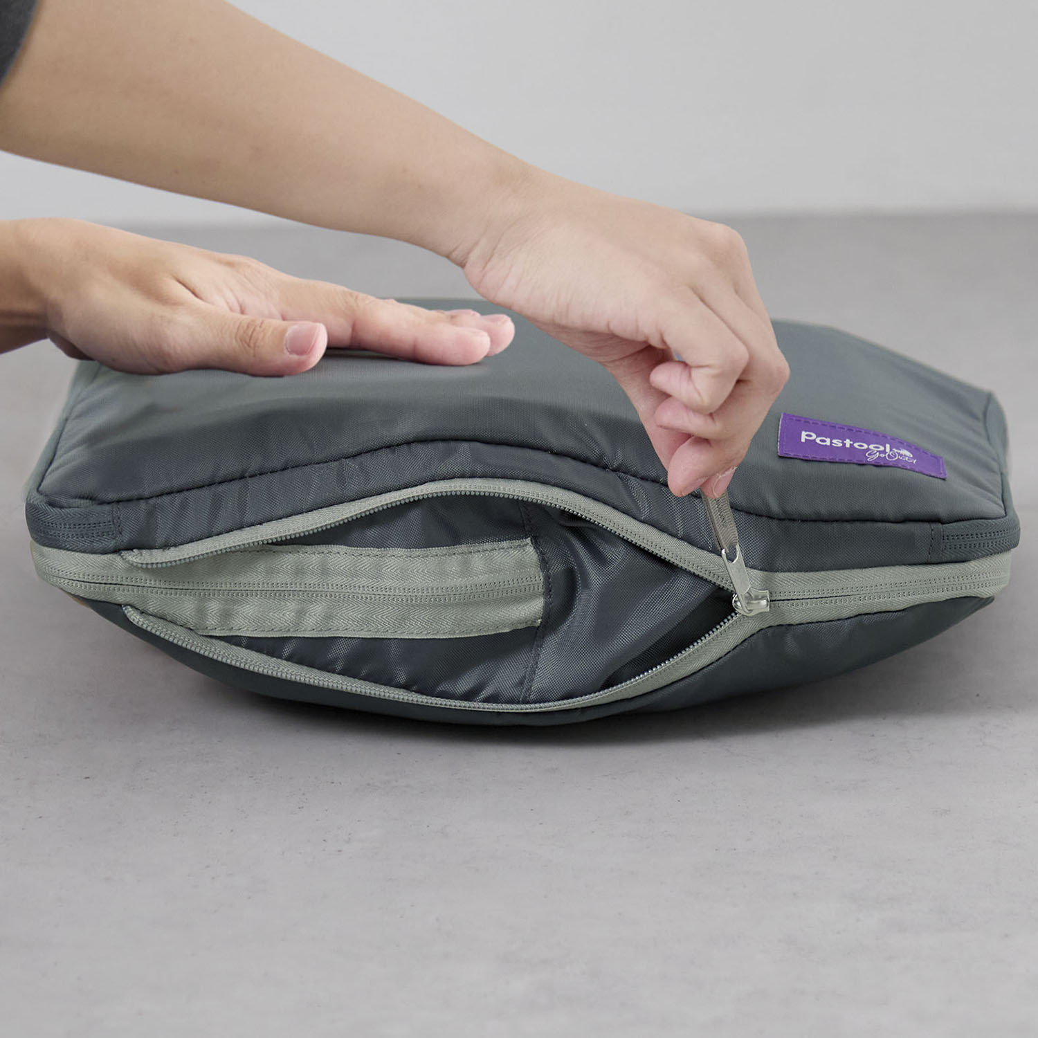 Ｐａｓｔｏｏｌ ｇｏ　ｏｕｔ トラベルじゃばら 圧縮ポーチ ２個セット