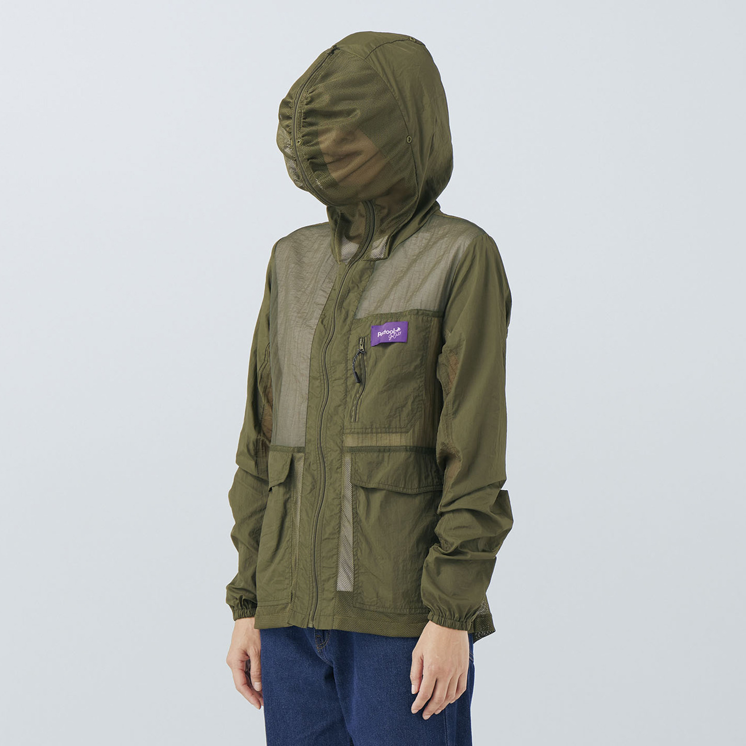 Ｐａｓｔｏｏｌ ｇｏ　ｏｕｔ 虫除けＵＶ メッシュパーカー