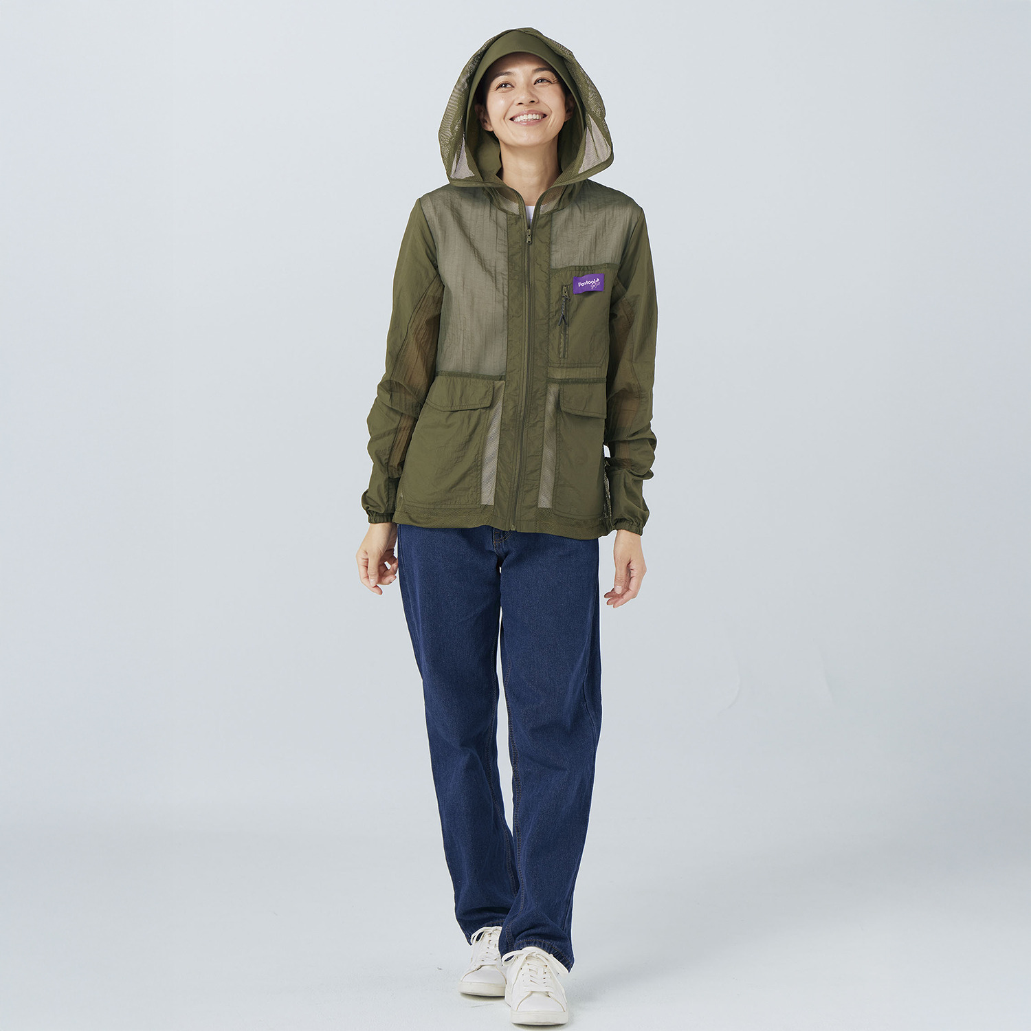 Ｐａｓｔｏｏｌ ｇｏ　ｏｕｔ 虫除けＵＶ メッシュパーカー