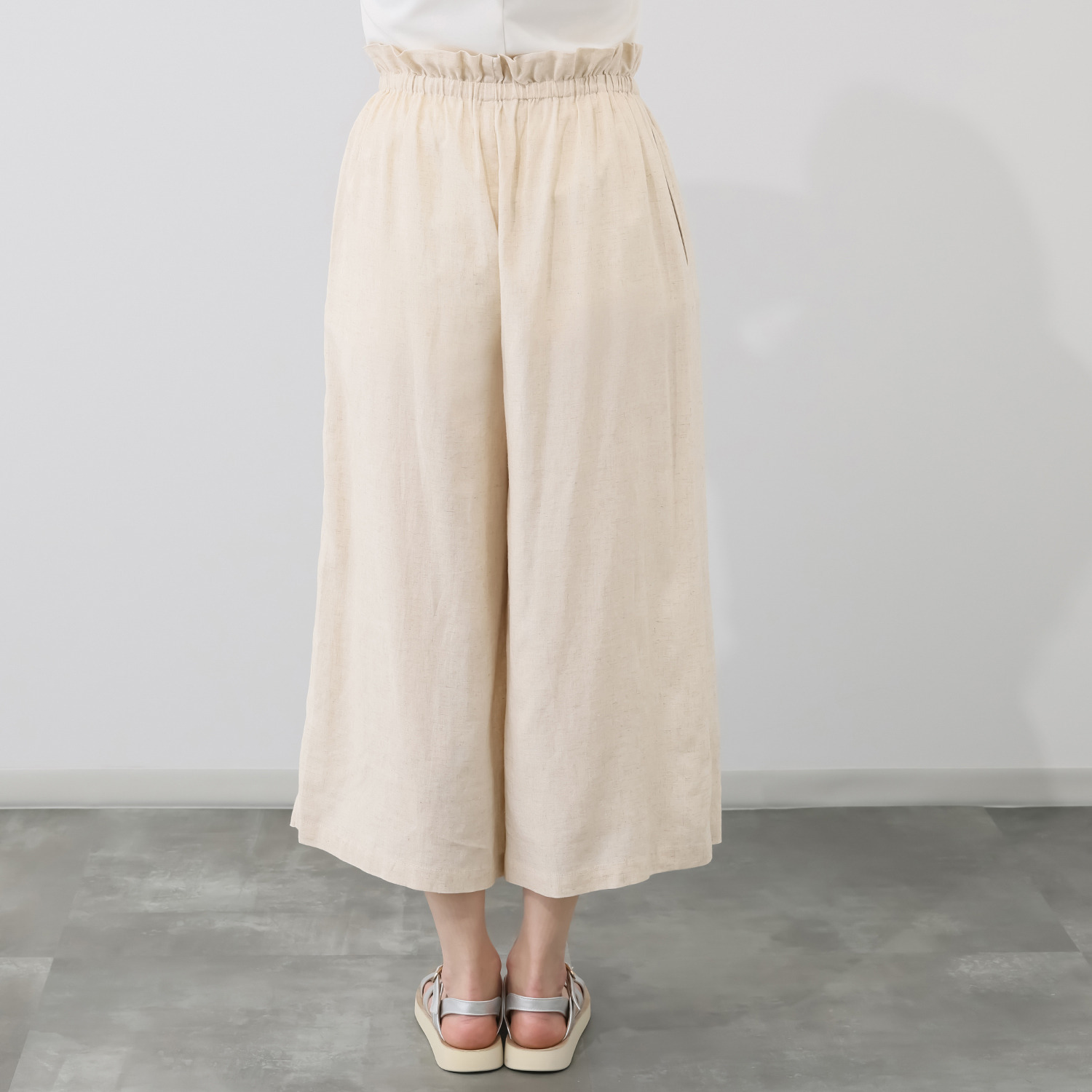 シャビージェンティール ワイドパンツ