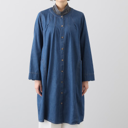 ダジュール デニムデザインコート