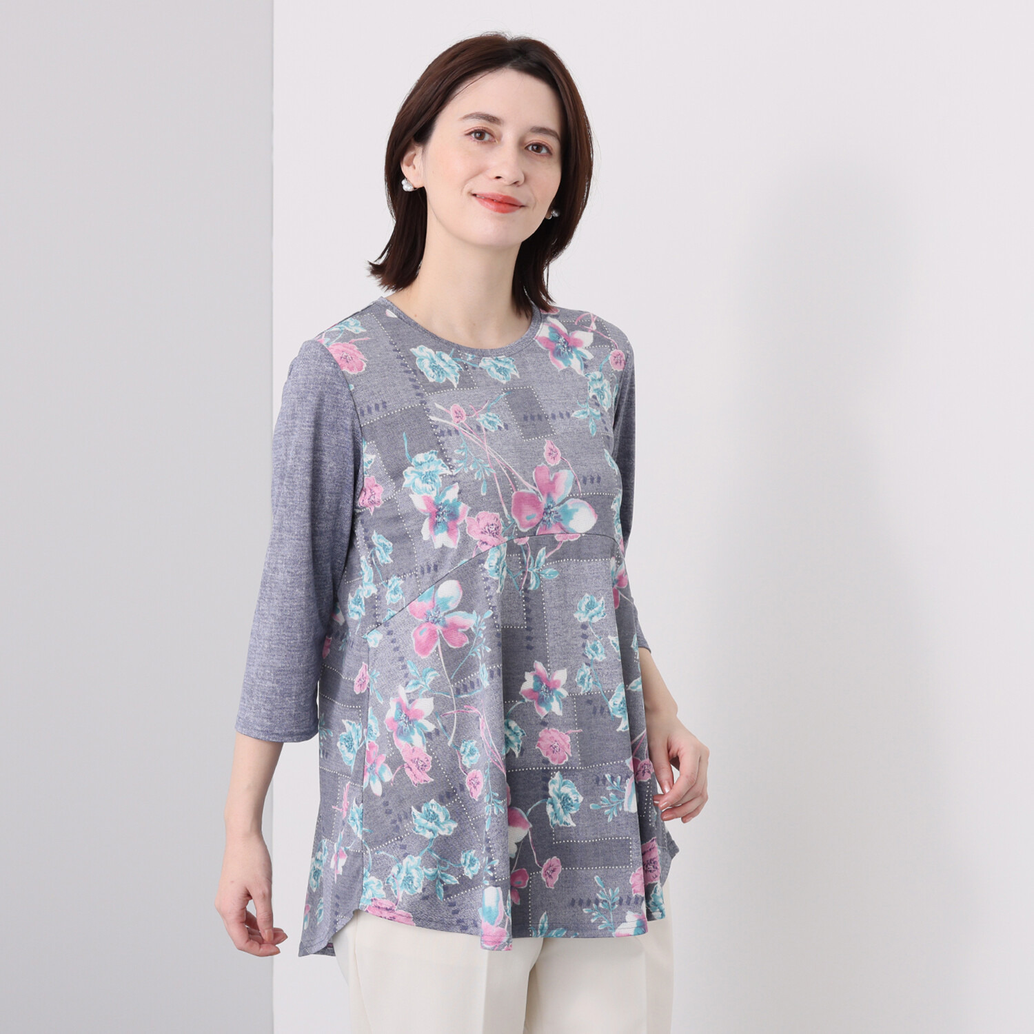 ダジュール プリントデザイン チュニック