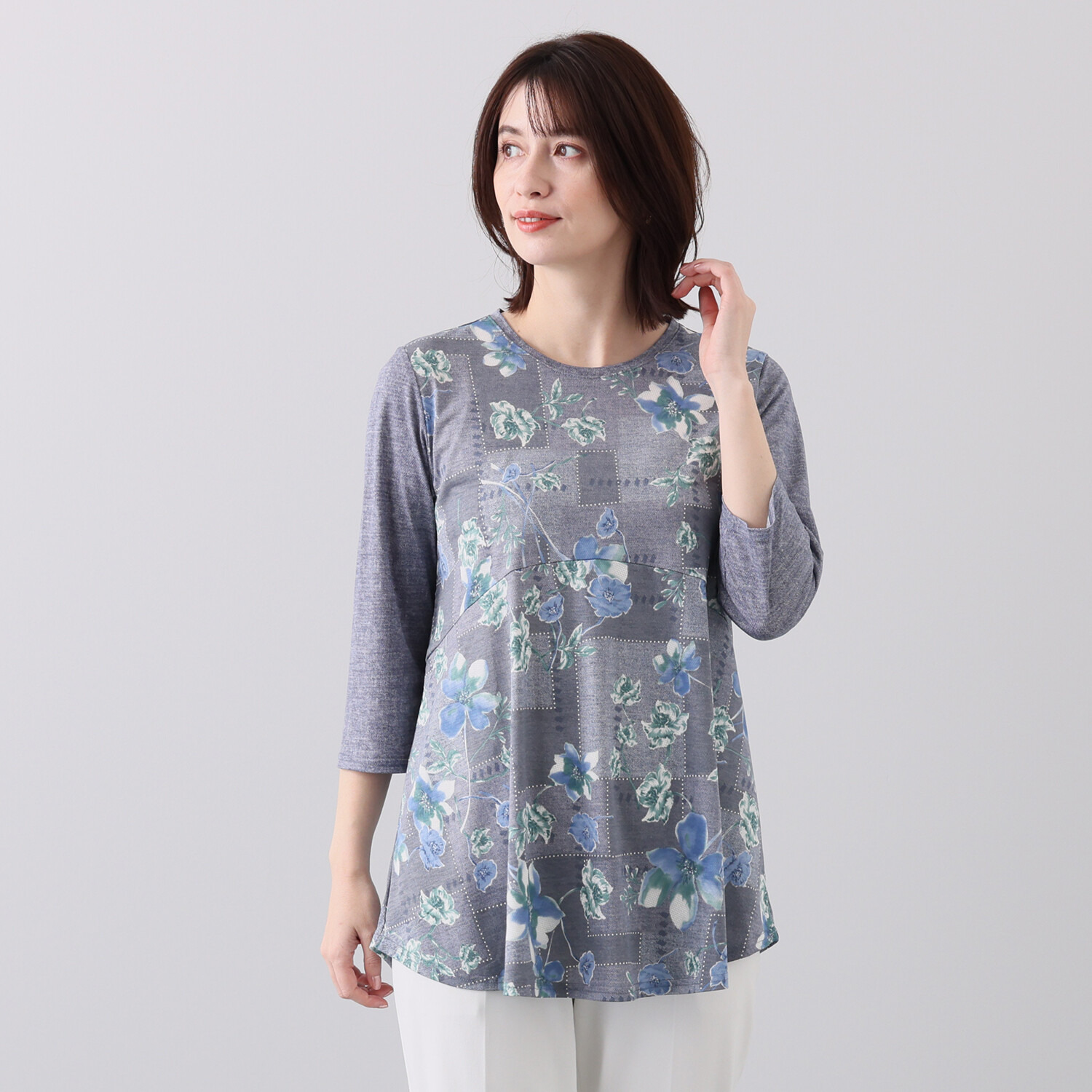 ダジュール プリントデザイン チュニック