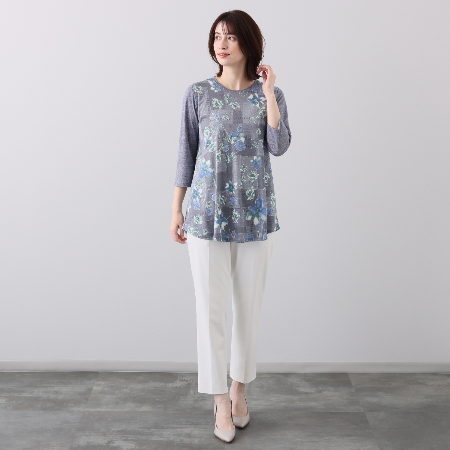 ダジュール プリントデザイン チュニック