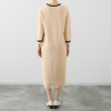 ダジュール カラーアクセント ニットワンピース