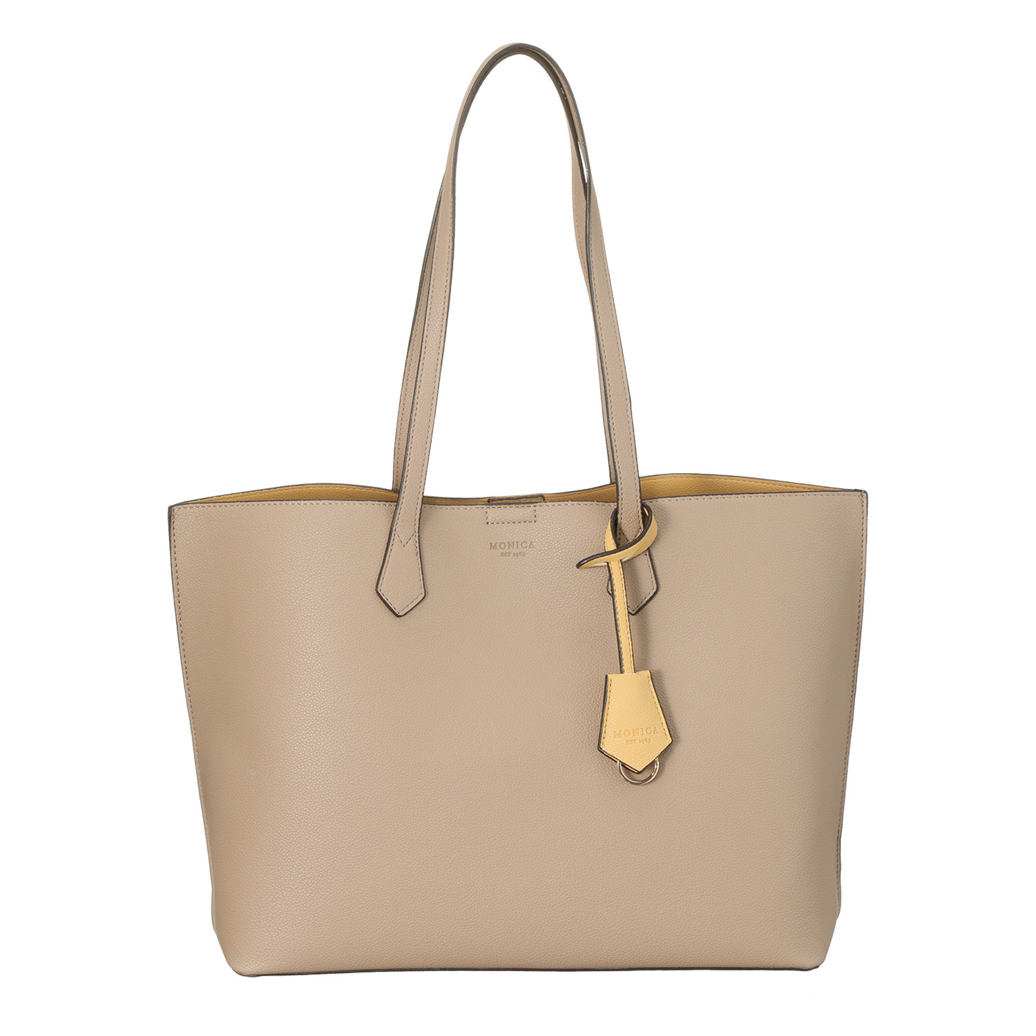 モニカ バイカラーチャーム付 Ａ４トートバッグ