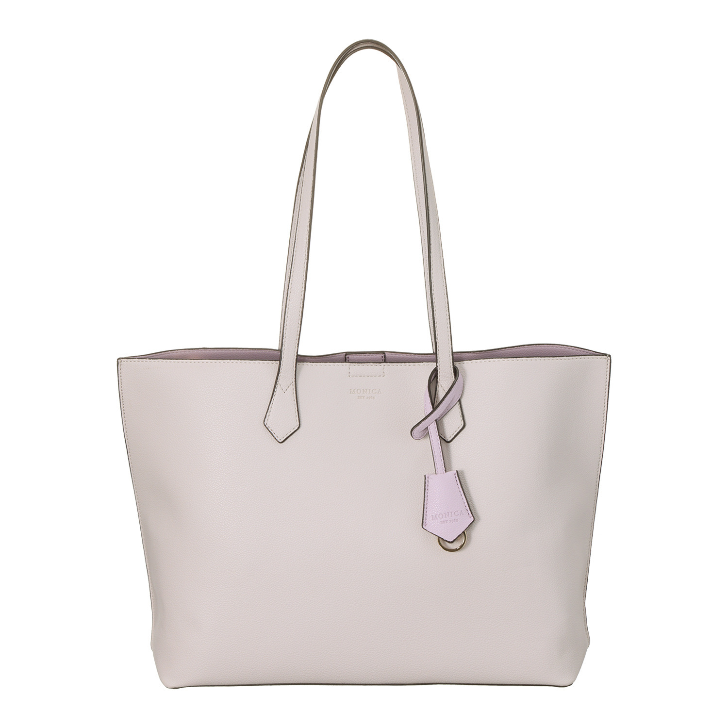 モニカ バイカラーチャーム付 Ａ４トートバッグ