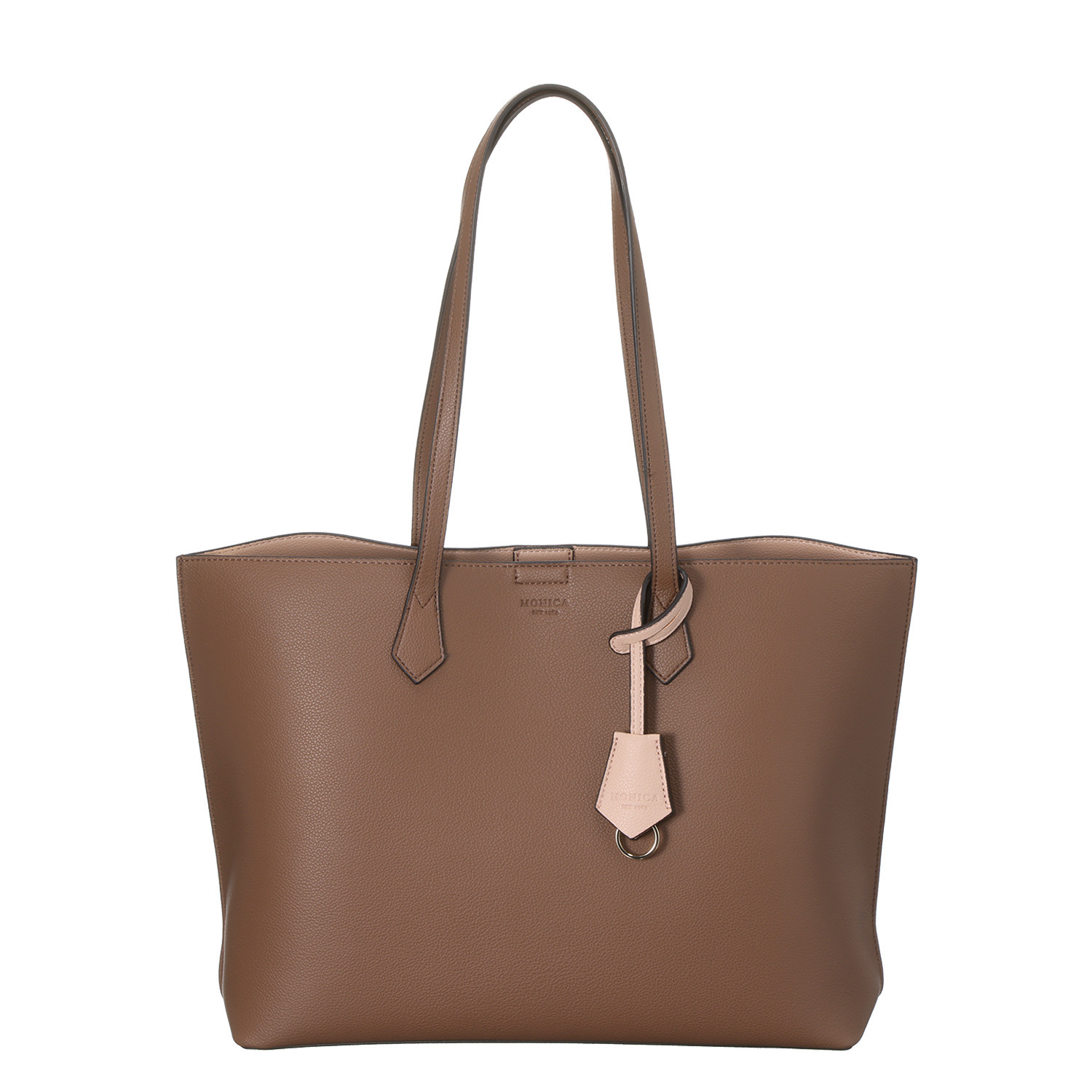 モニカ バイカラーチャーム付 Ａ４トートバッグ