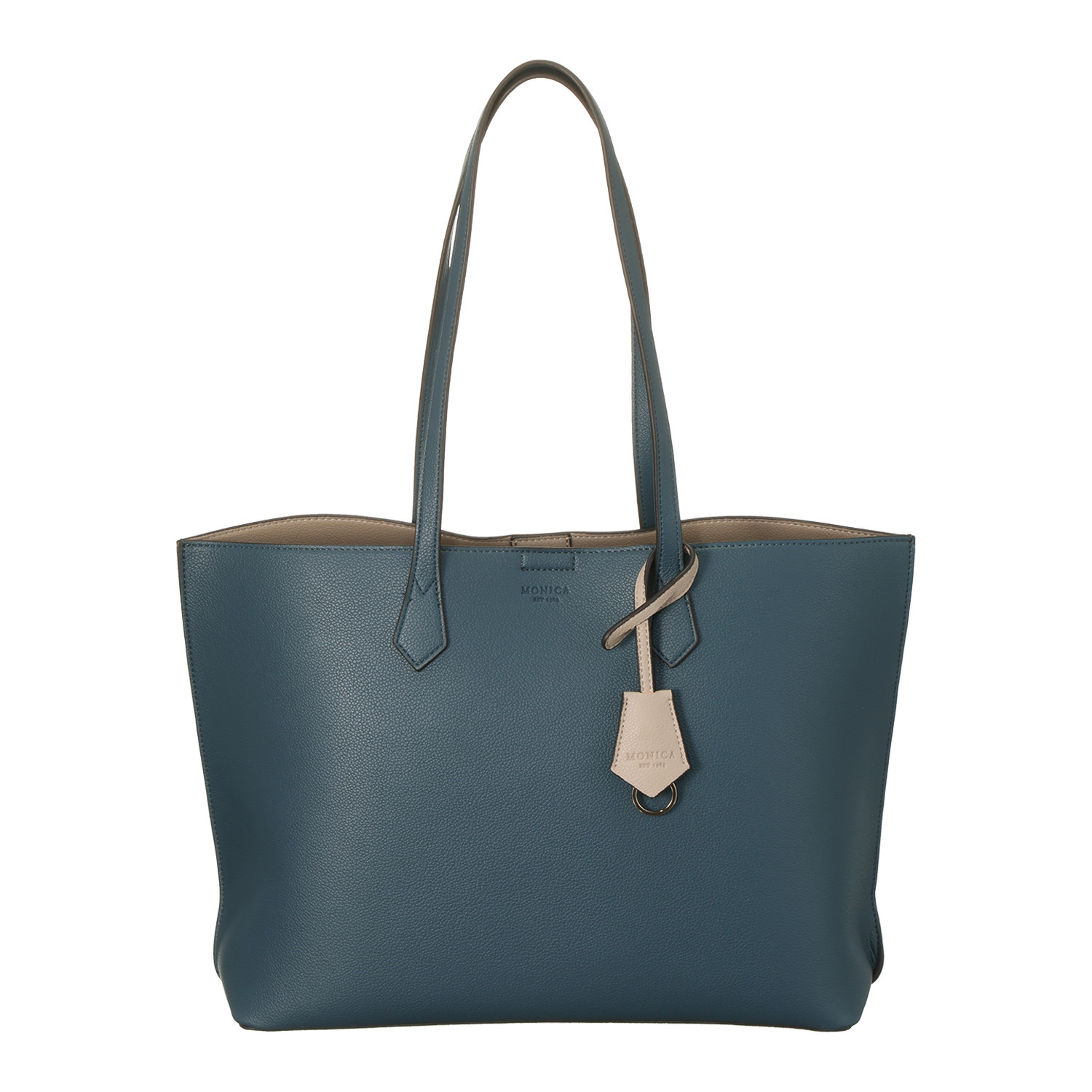 モニカ バイカラーチャーム付 Ａ４トートバッグ