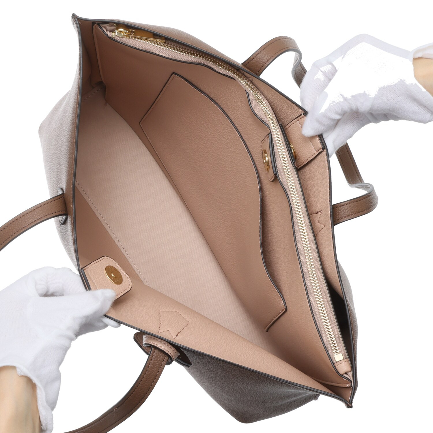 モニカ バイカラーチャーム付 Ａ４トートバッグ