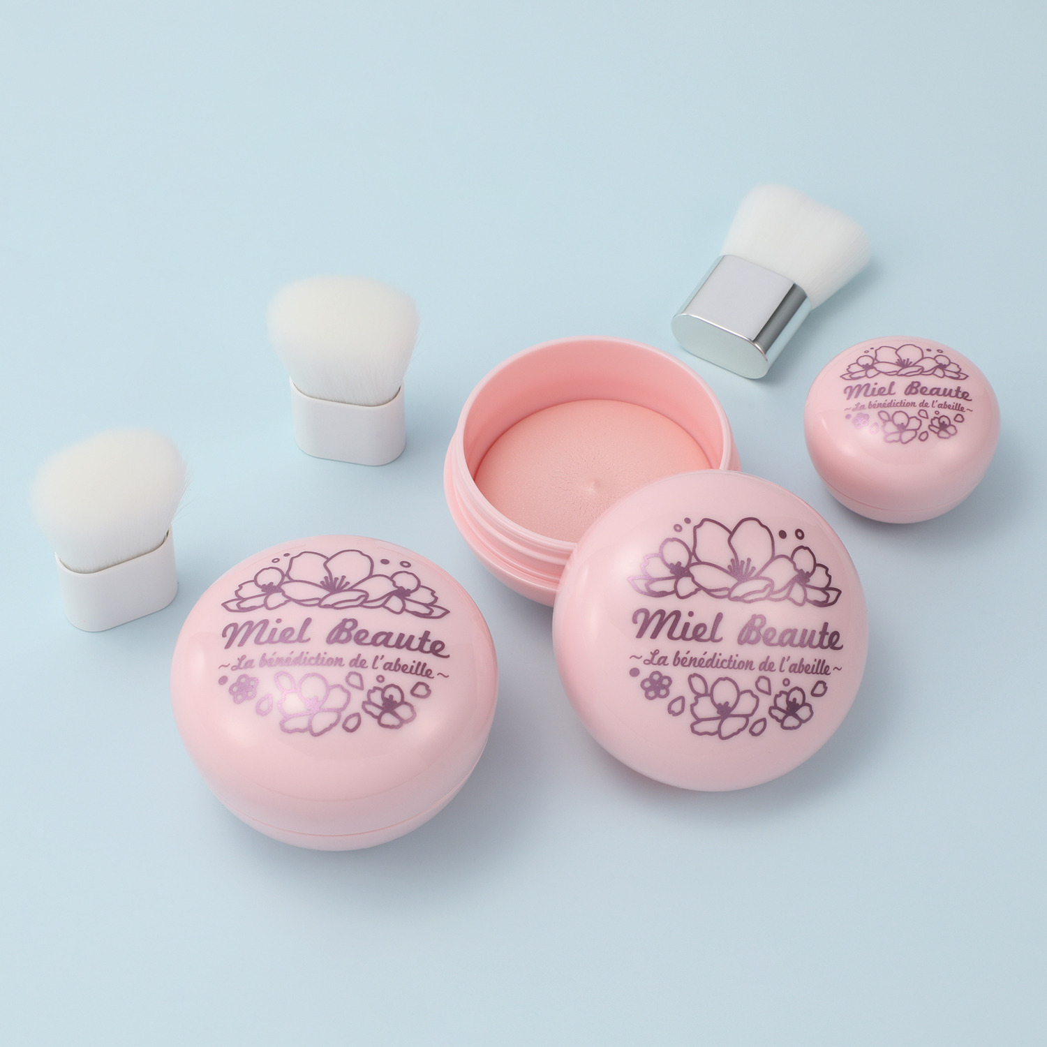 ミエルボーテ 上品な輝きとツヤを演出！ ふんわりさくら色ヴェール デイタイム スキンケアペースト ＜サクラピンク＞ ２個増量特別セット