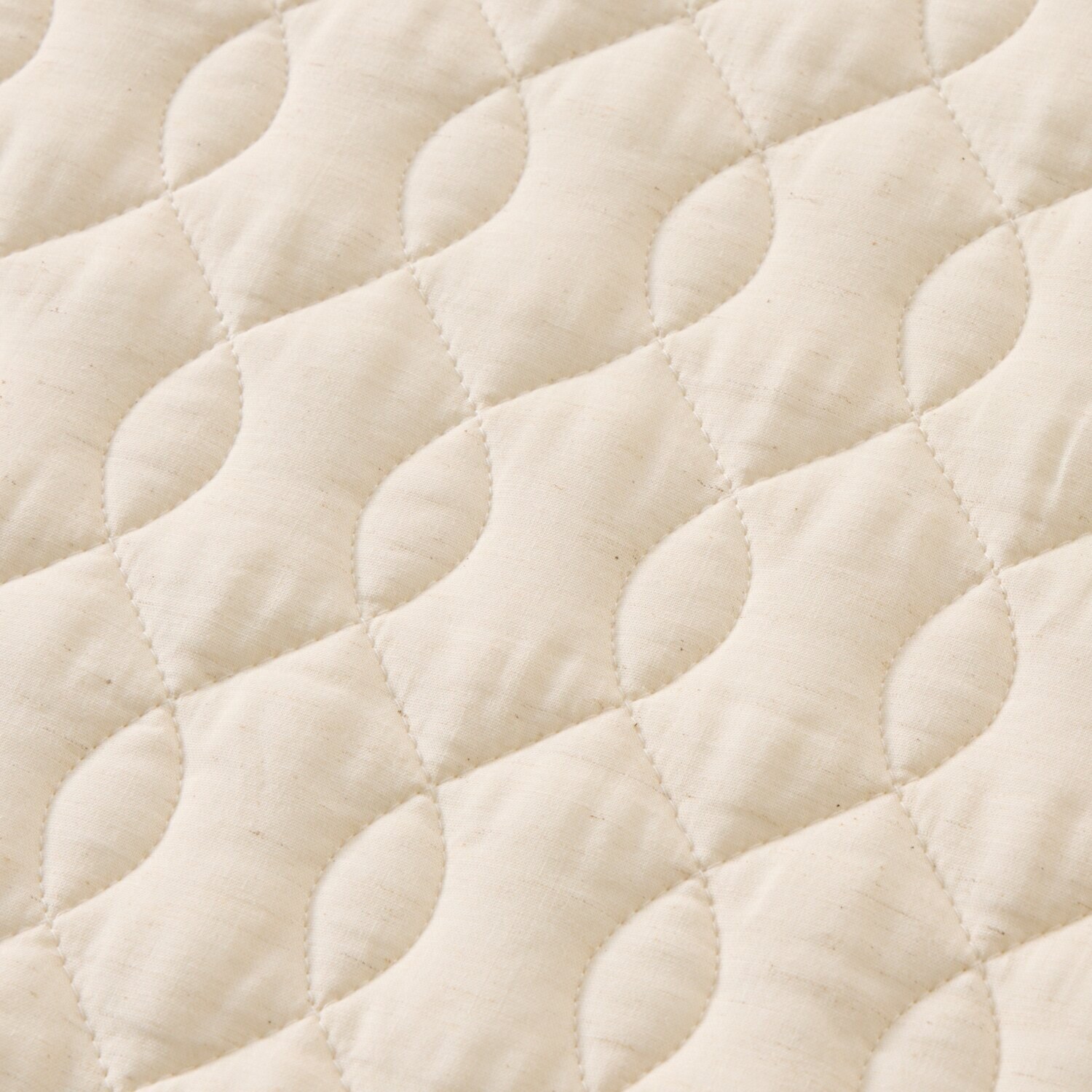 大津毛織 やわらかな肌触りと清涼感 麻混プレミアムガーゼ 敷きパッド ＜シングル＞