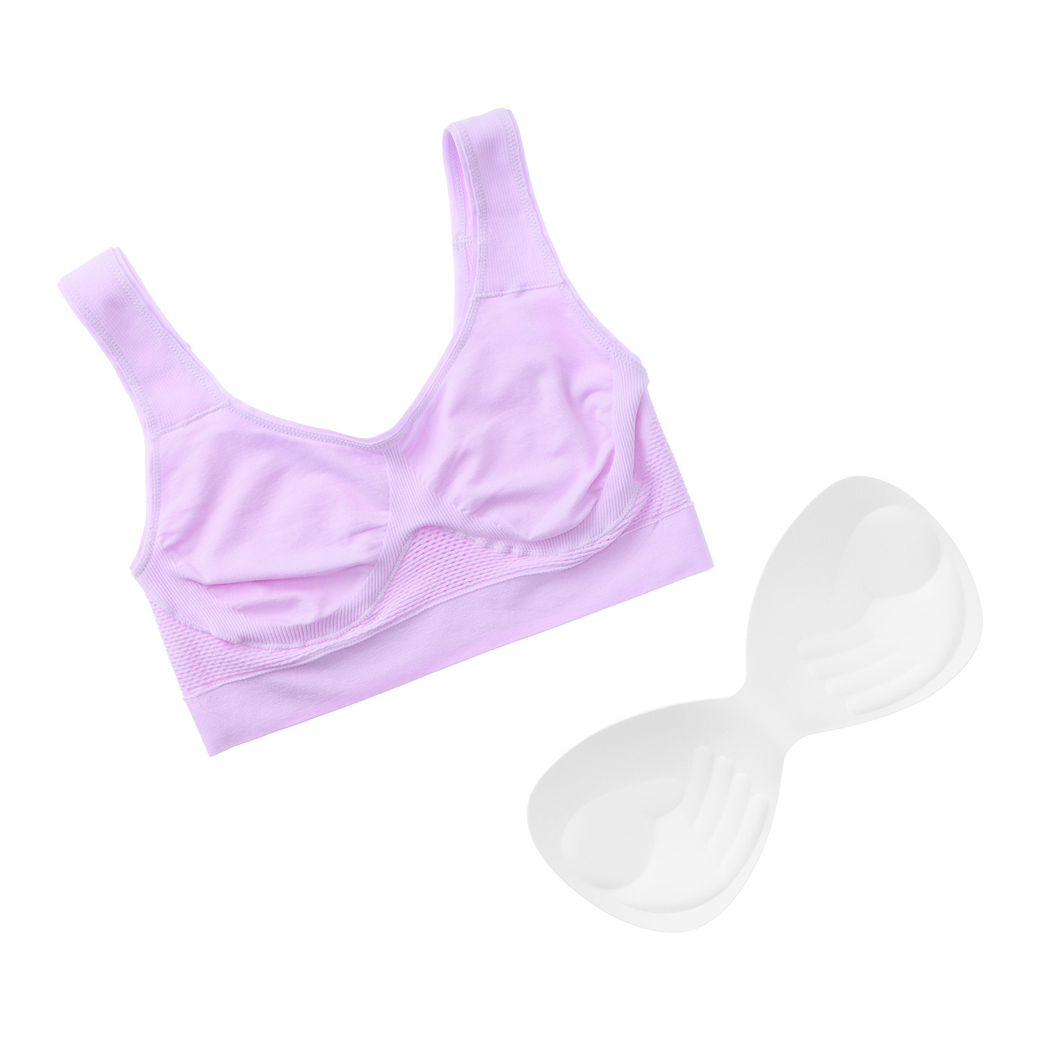 女の欲望 超ラクなのに超アガる！ 接触冷感＆快適メッシュ ＮＥＷ！ 神の手ブラ３枚セット