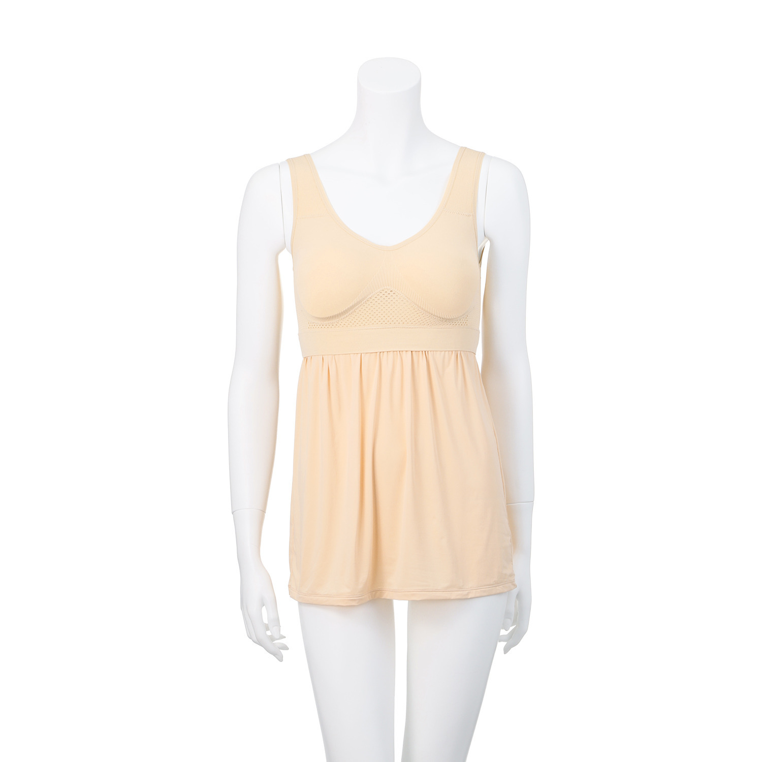 女の欲望 超ラクなのに超アガる！ 接触冷感＆快適メッシュ ＮＥＷ！　神の手 ショートスリップ 同色２枚セット