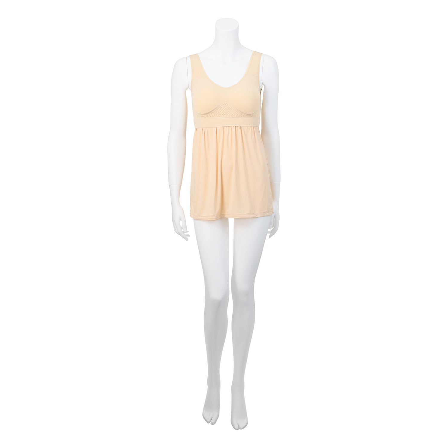 女の欲望 超ラクなのに超アガる！ 接触冷感＆快適メッシュ ＮＥＷ！　神の手 ショートスリップ 同色２枚セット