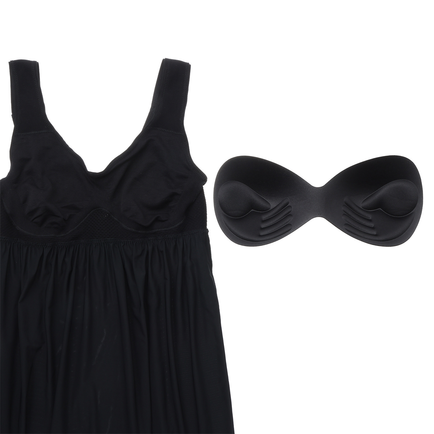 女の欲望 超ラクなのに超アガる！ 接触冷感＆快適メッシュ ＮＥＷ！　神の手 ロングスリップ 同色２枚セット