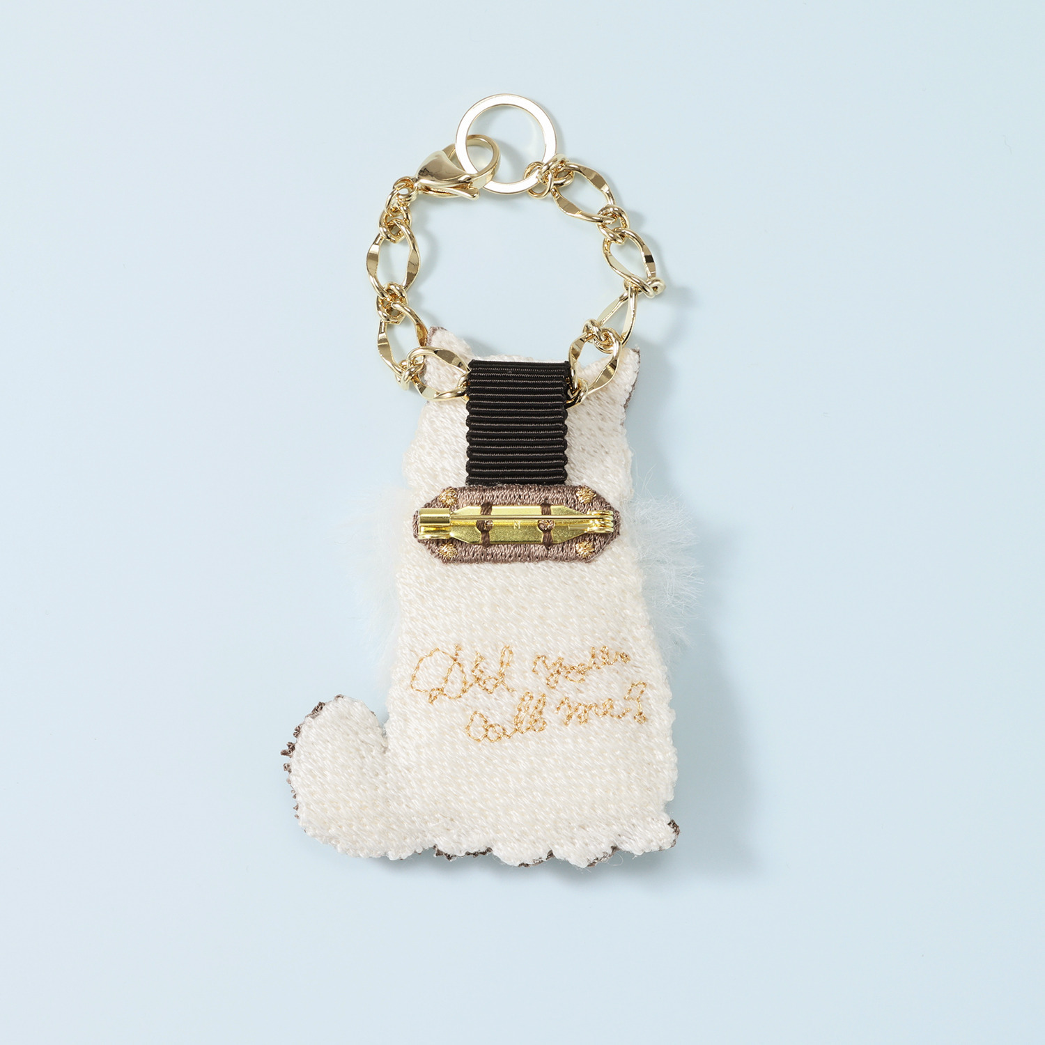 ラカム ツンデレキャットシリーズ 日本製　手作業組み立て チャームにもなる！ 立体刺しゅうブローチ