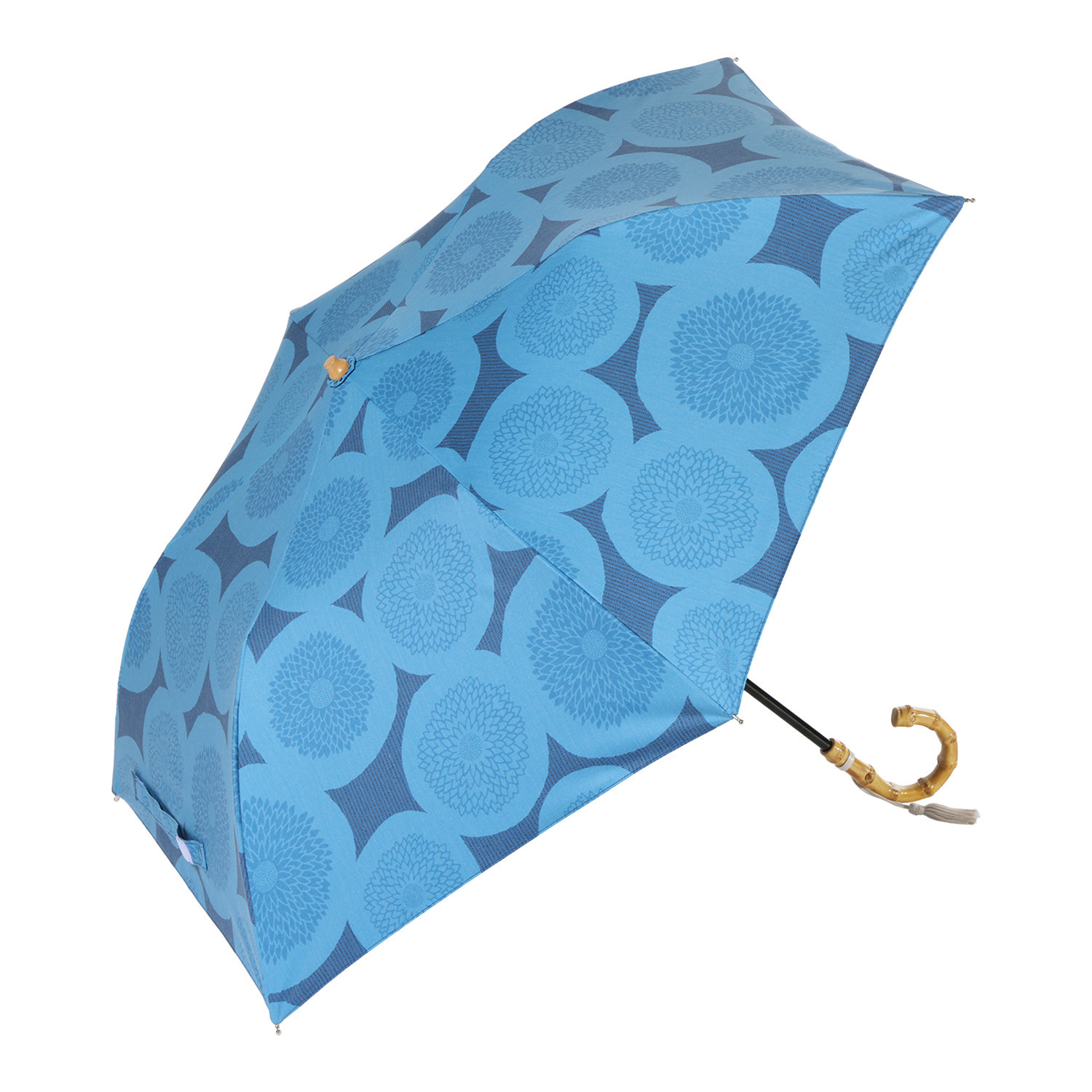 河馬印本舗 モダン和柄 晴雨兼用折りたたみ傘
