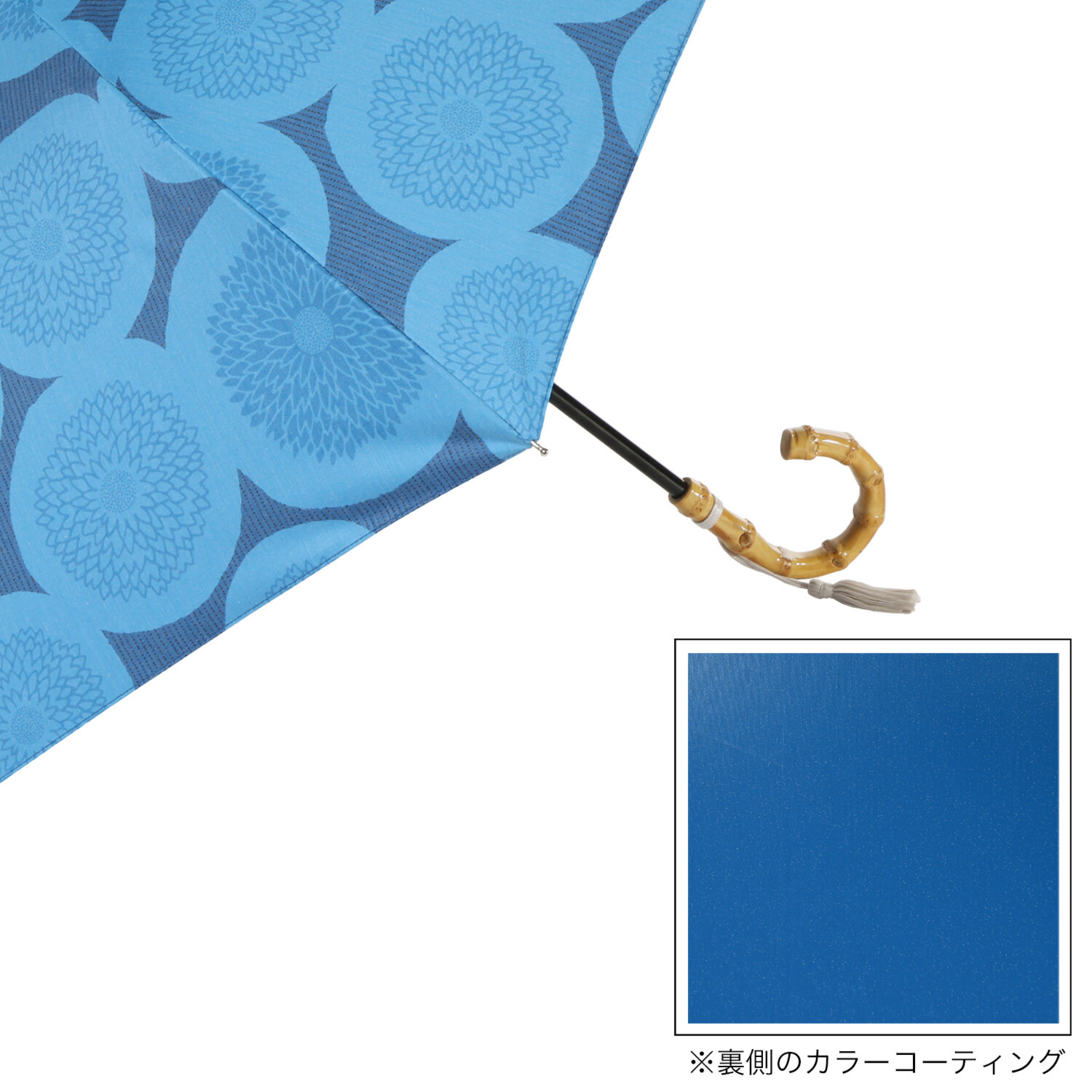 河馬印本舗 モダン和柄 晴雨兼用折りたたみ傘