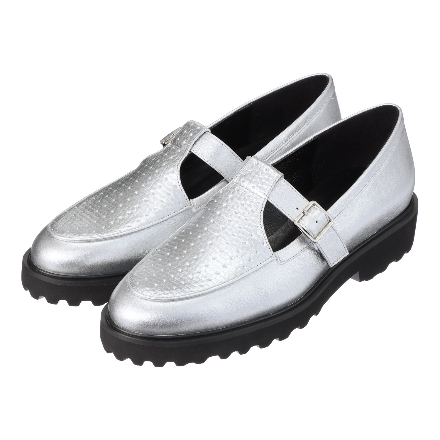 卑弥呼 ＜日本製＞ 牛革 Ｔストラップローファー