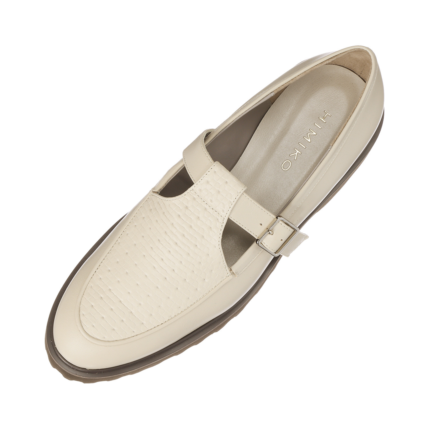 卑弥呼 ＜日本製＞ 牛革 Ｔストラップローファー