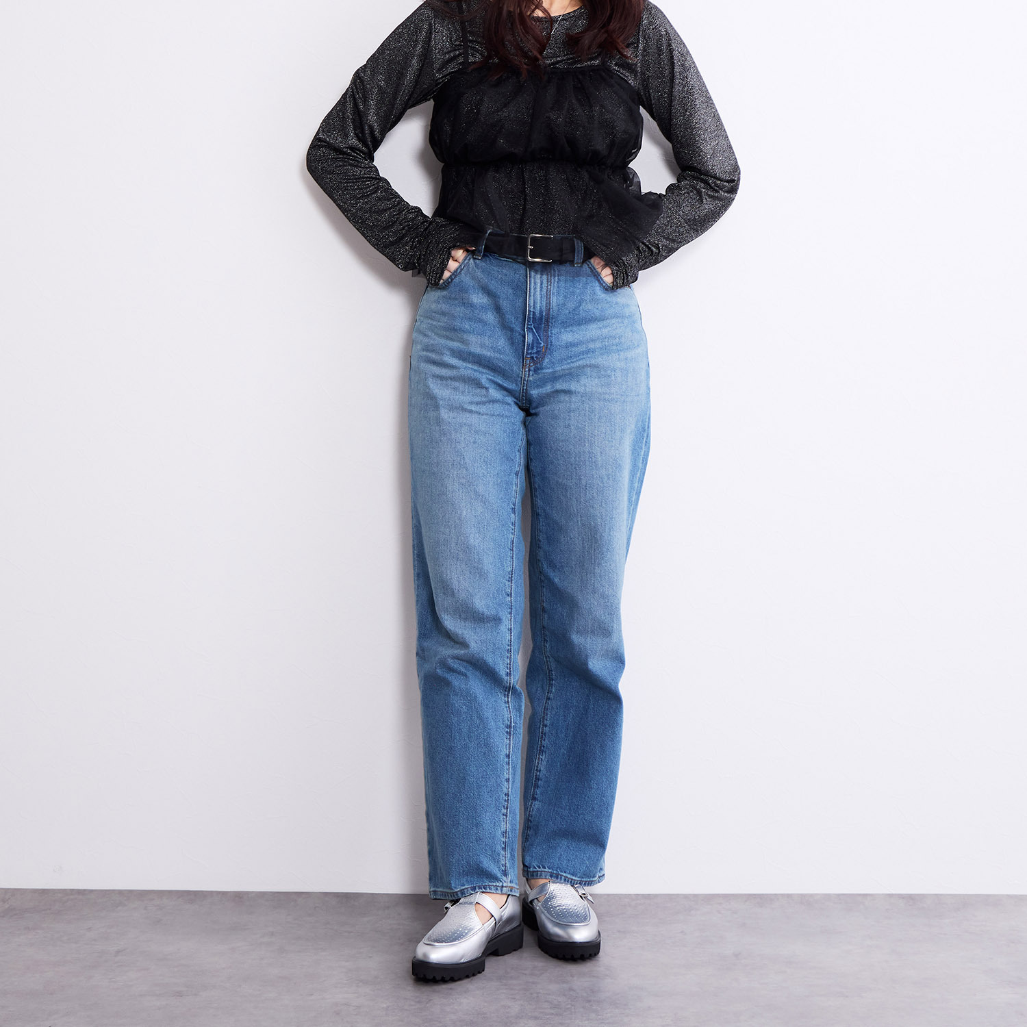 卑弥呼 ＜日本製＞ 牛革 Ｔストラップローファー