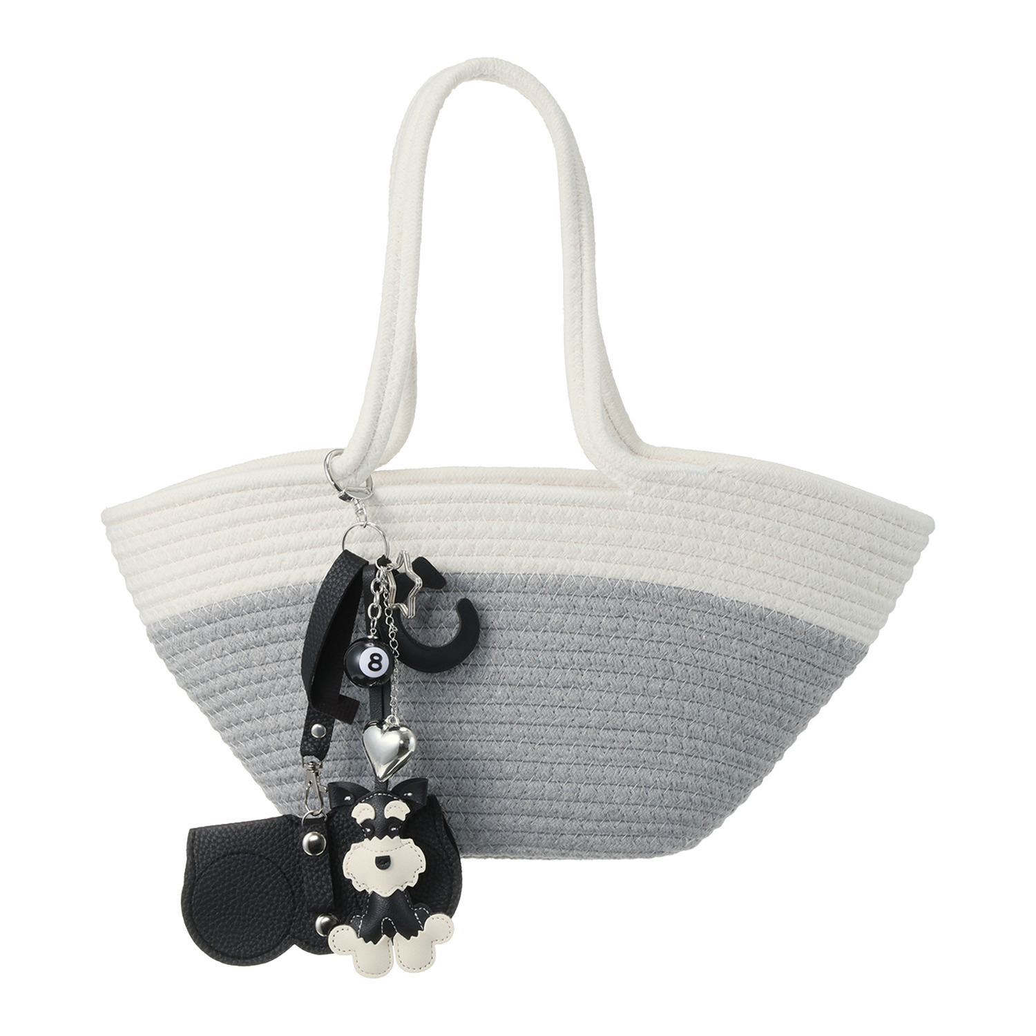 ボンボン・エ・ショコラ チャーム付 カゴバッグ